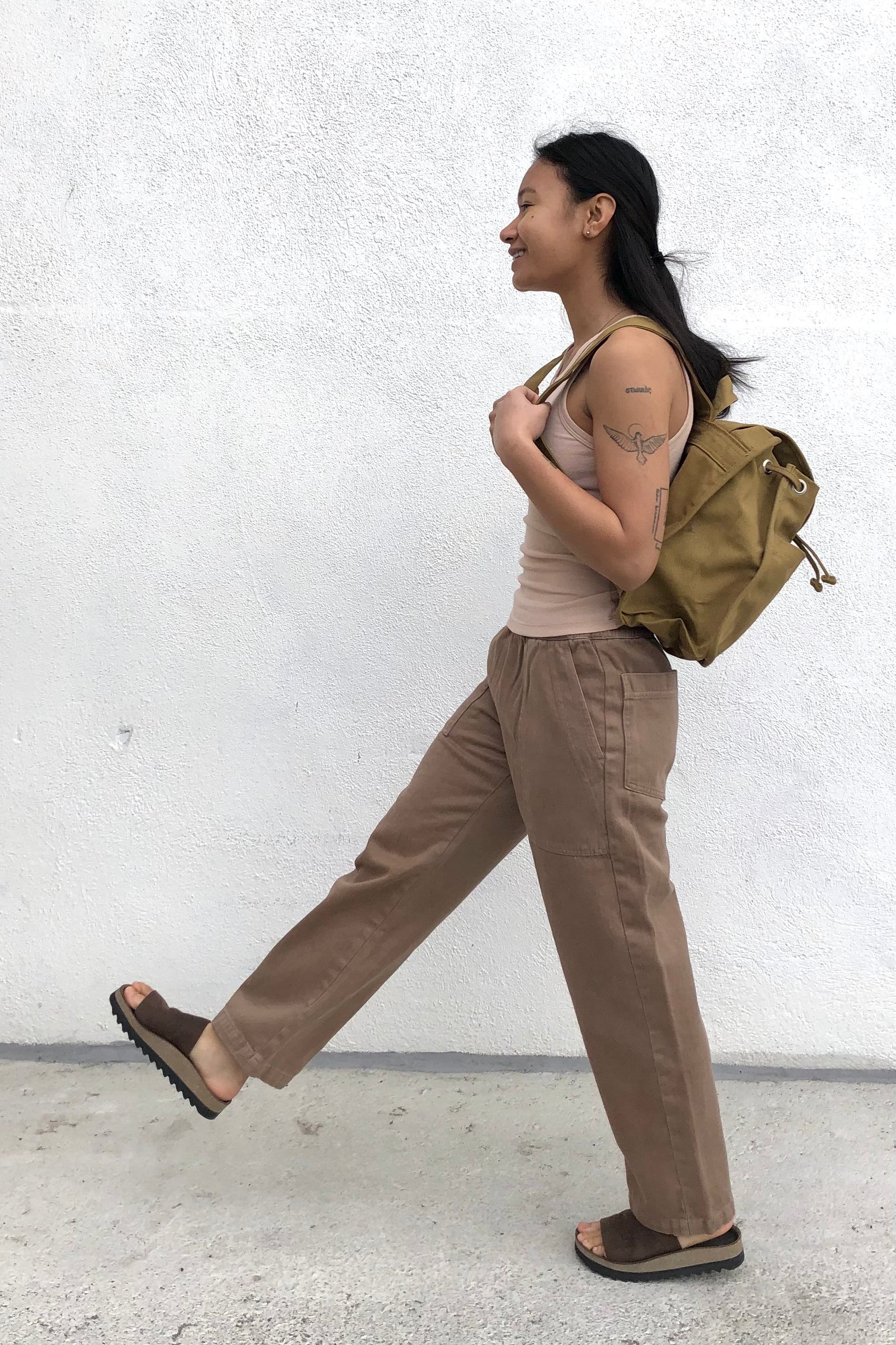 Ocean Drawcord Pant / Coyote