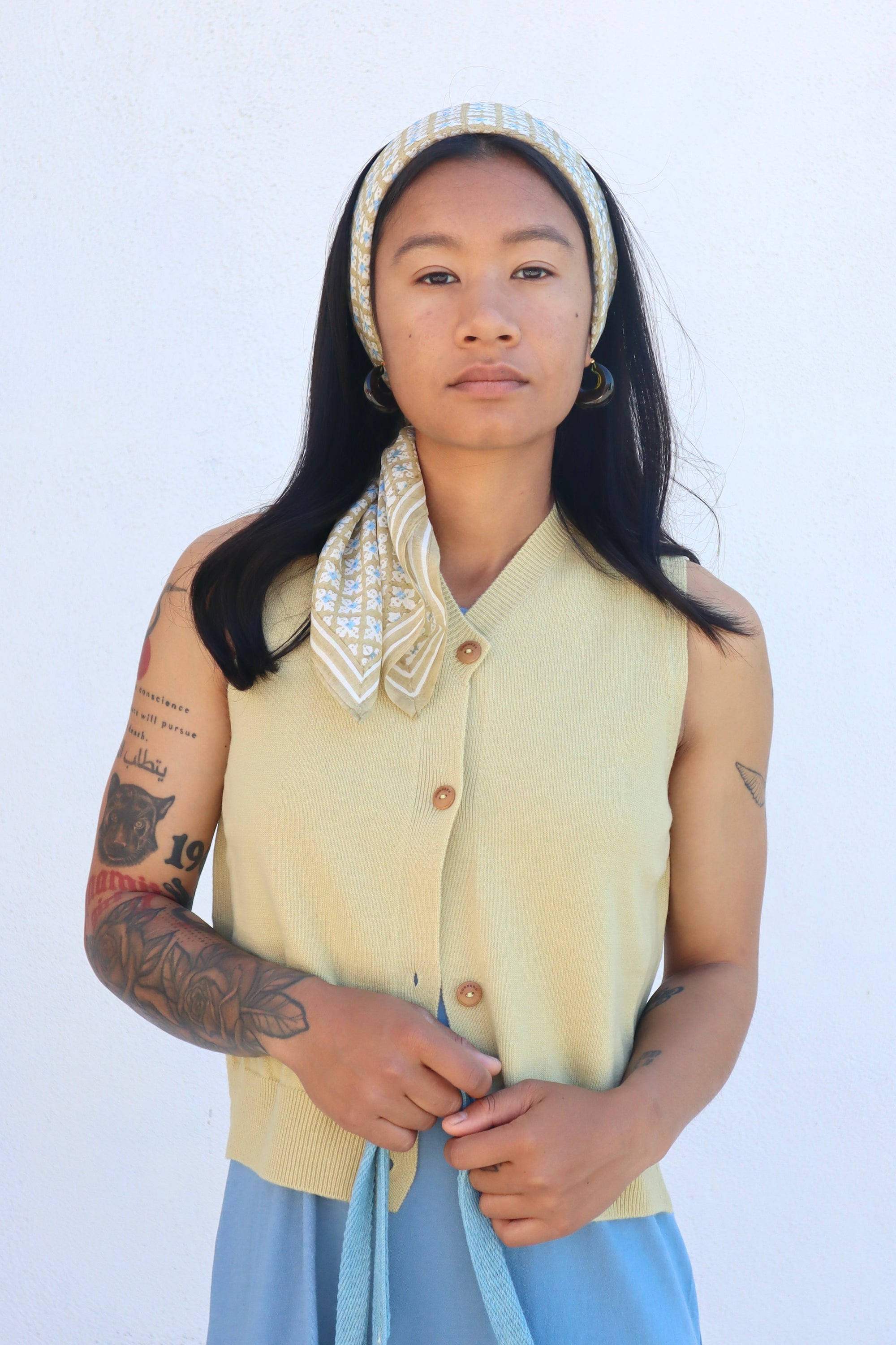 Block Shop Dogwood Square Scarf