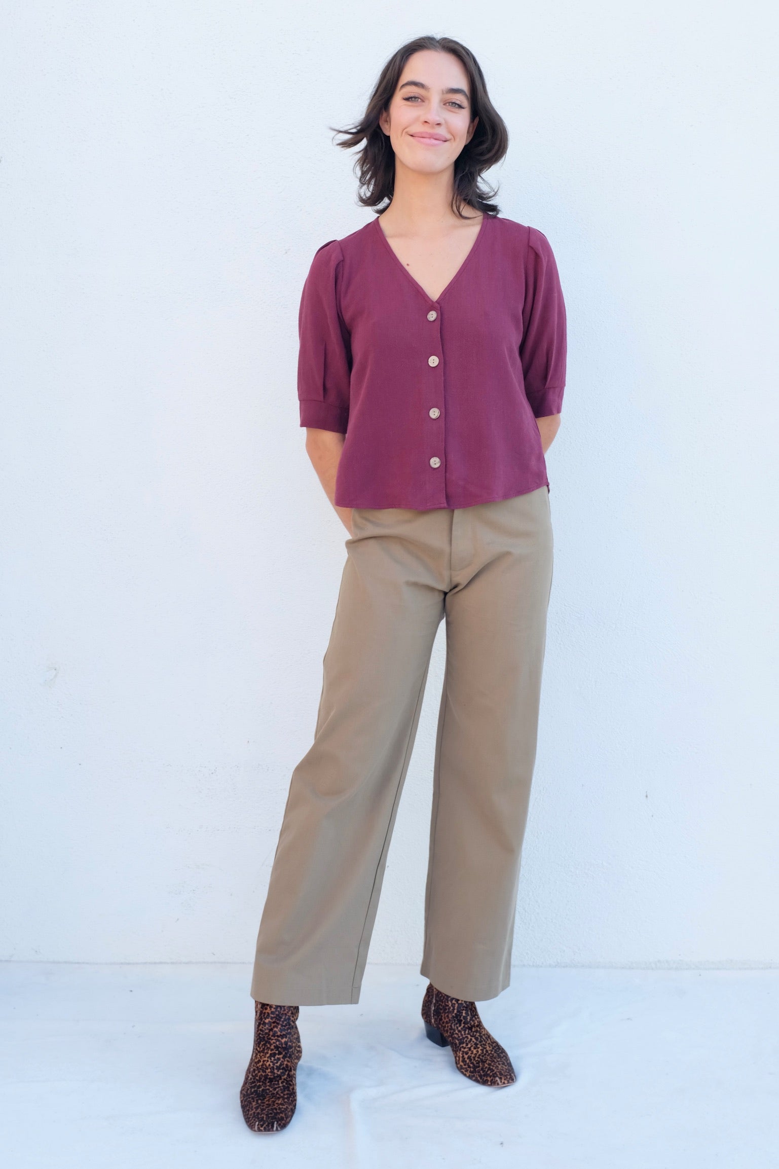 Dagg and Stacey Enora pant, Khaki