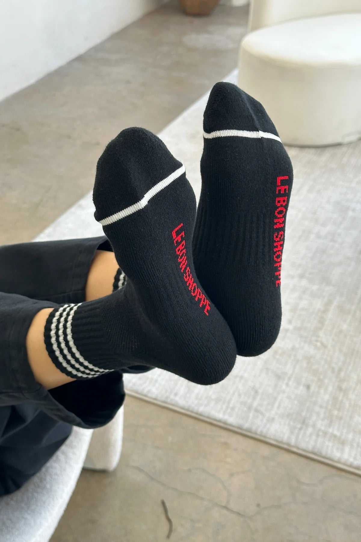 Le Bon Shoppe Girlfriend Socks / Black