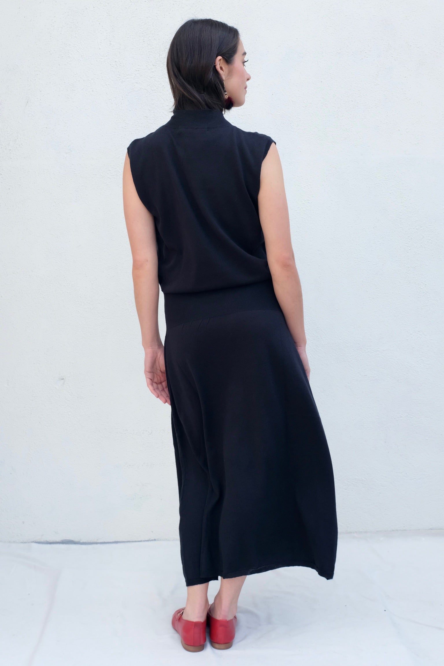 Atelier Delphine High Gauge Dress / Black