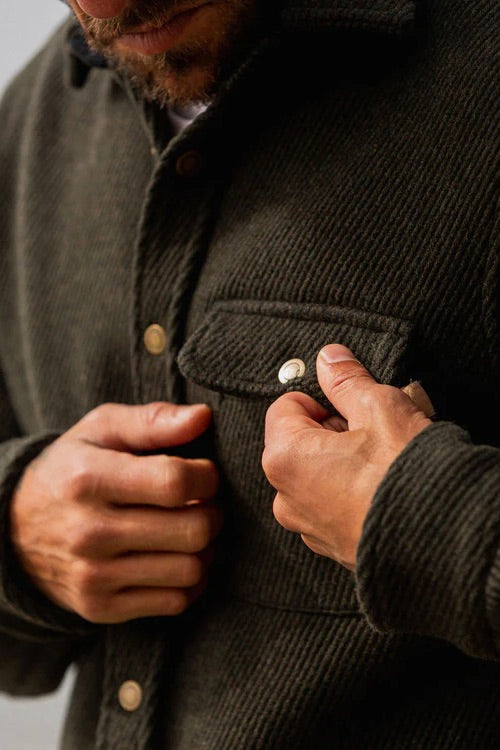 Jericho Wool Shirt / Fern