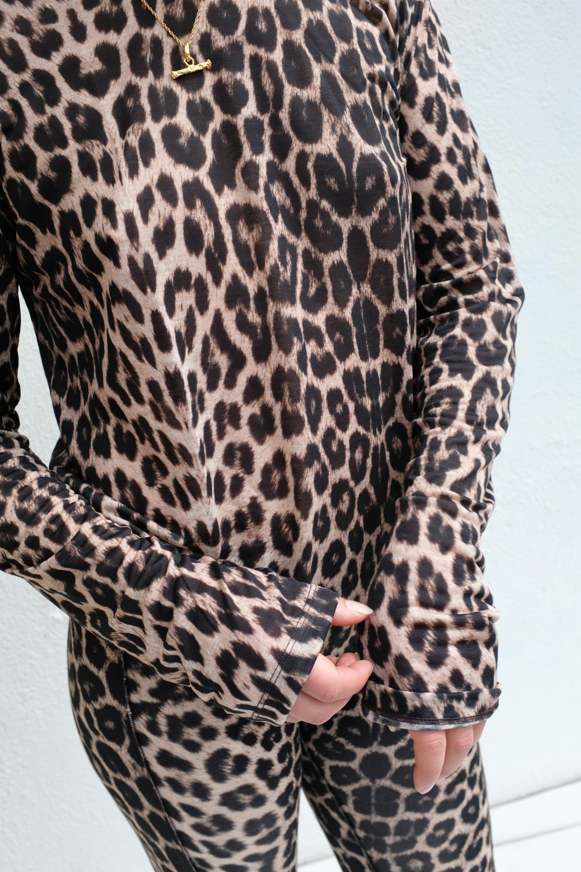 Long Sleeve Tee / Leopard