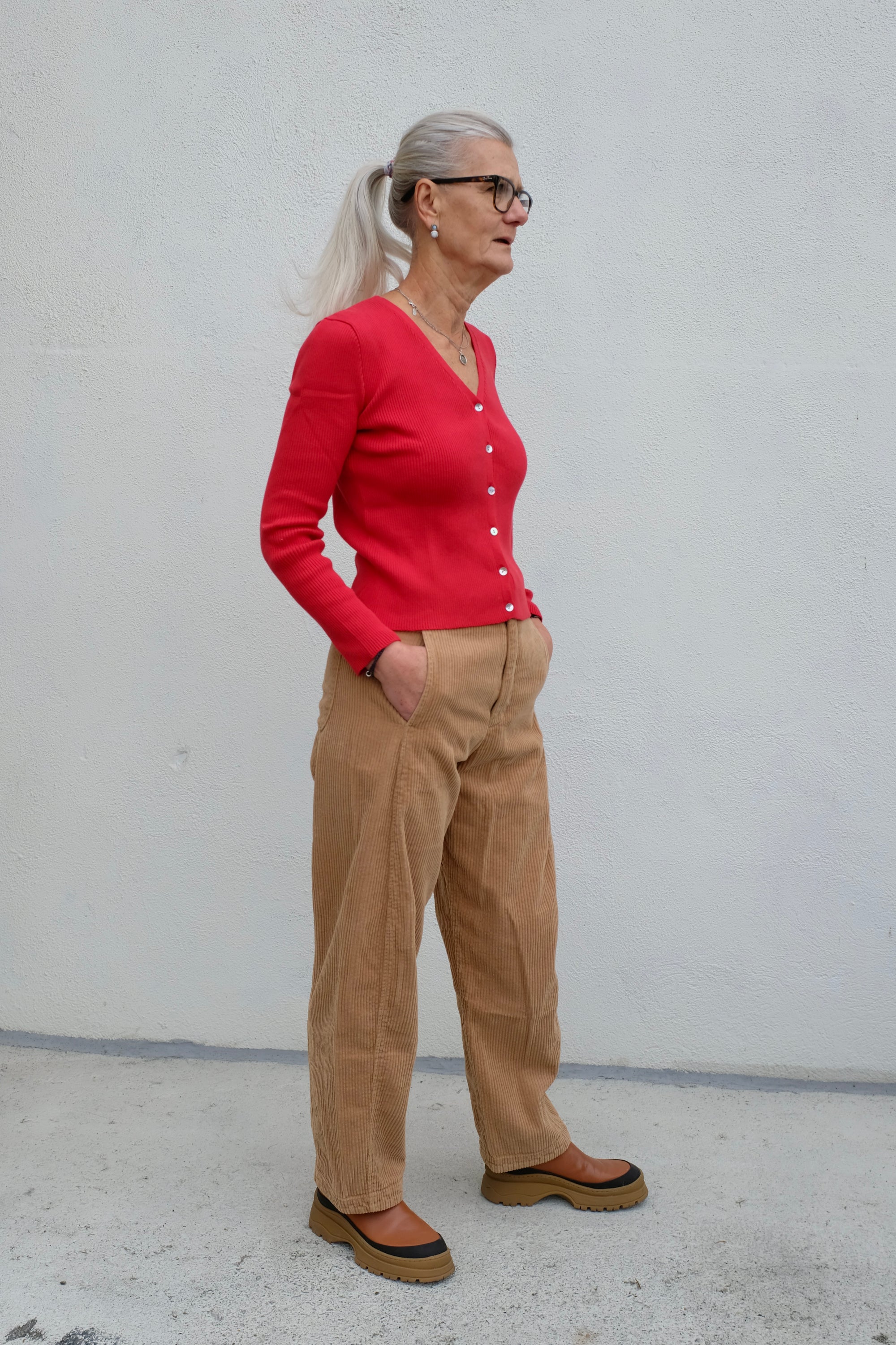 Shaina Mote Corduroy Arc Pant / Camel