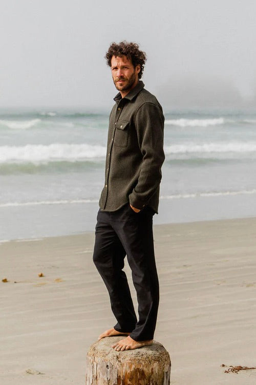 Jericho Wool Shirt / Fern