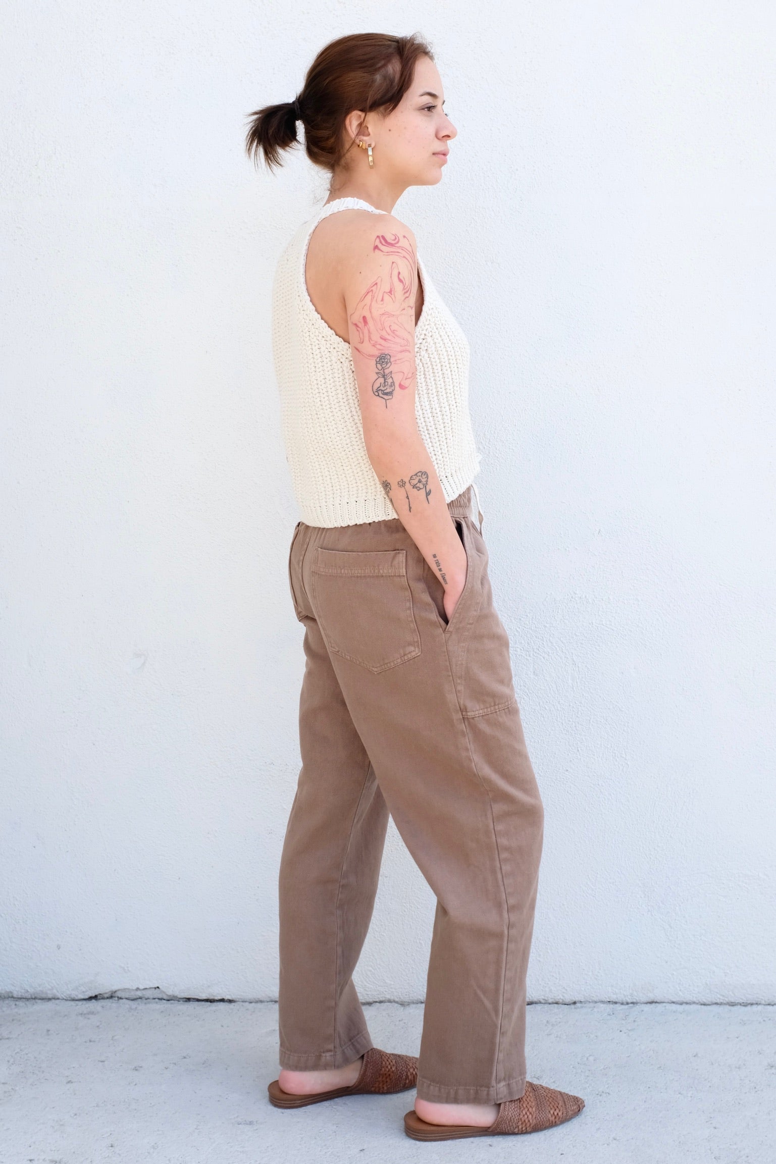 Ocean Drawcord Pant / Coyote