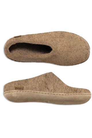 Glerups Slip-On Leather Sole / Sand