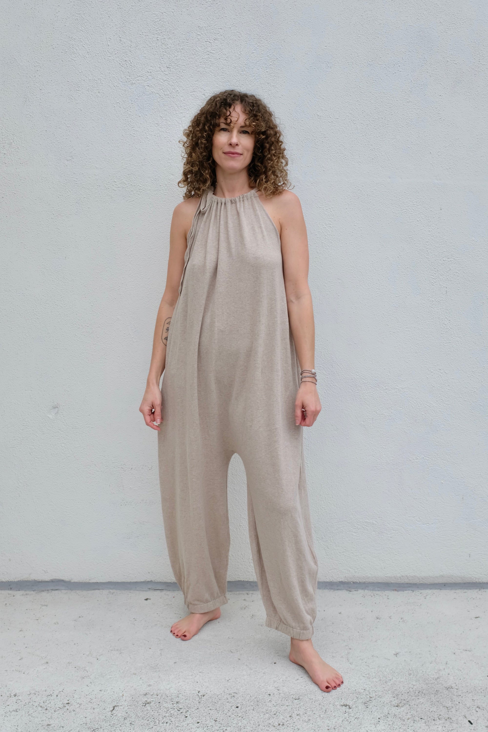 Lauren Manoogian Gather Jumpsuit / Sisal