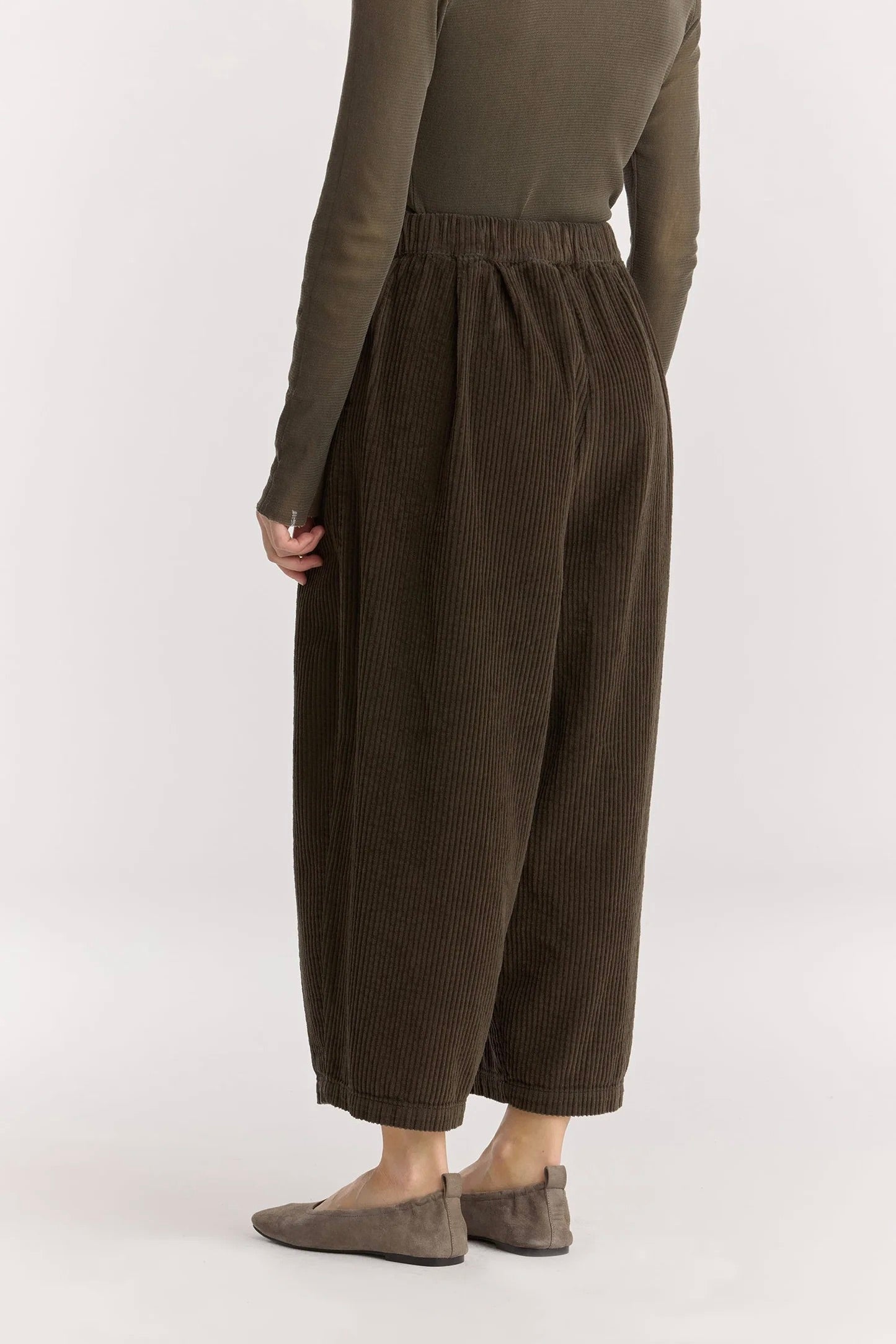 Wide Pants / Dark Forest Corduroy