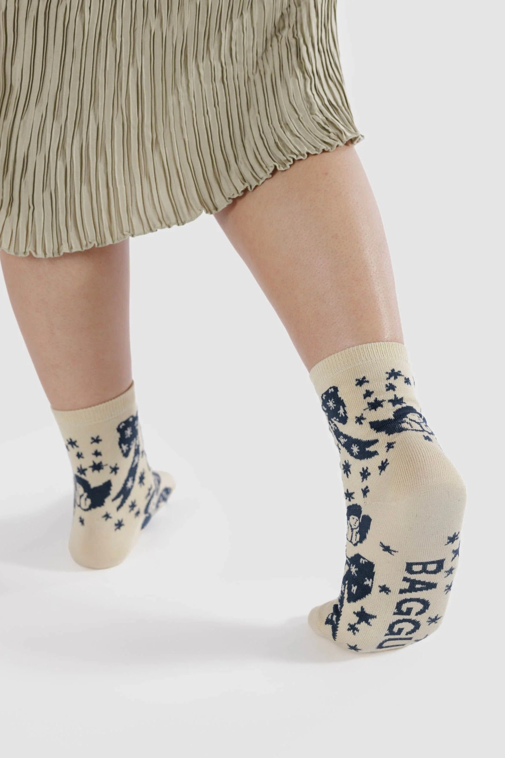 Baggu Crew Sock / Cherub Bows