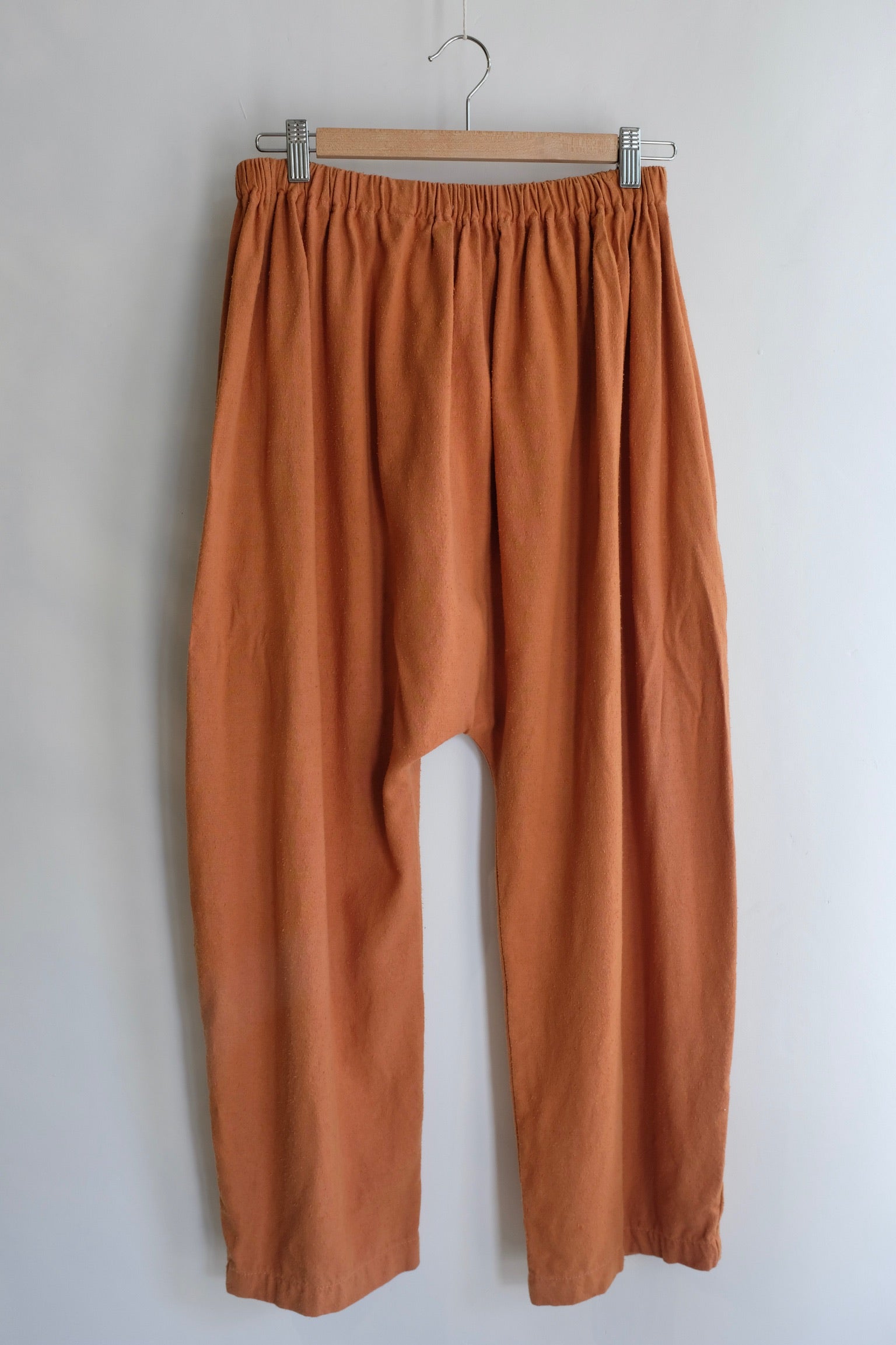 Pre-loved / Miranda Bennett Studio Raw Silk Pant Burnt Orange / One Size