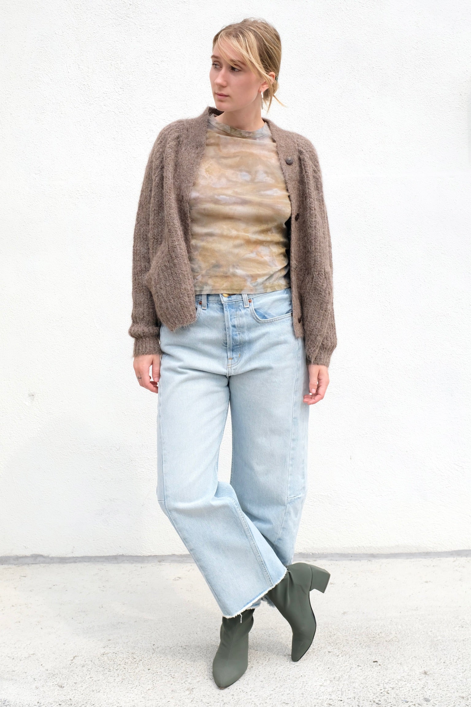 Riverside Tool Dye Mesh Top / Meadow