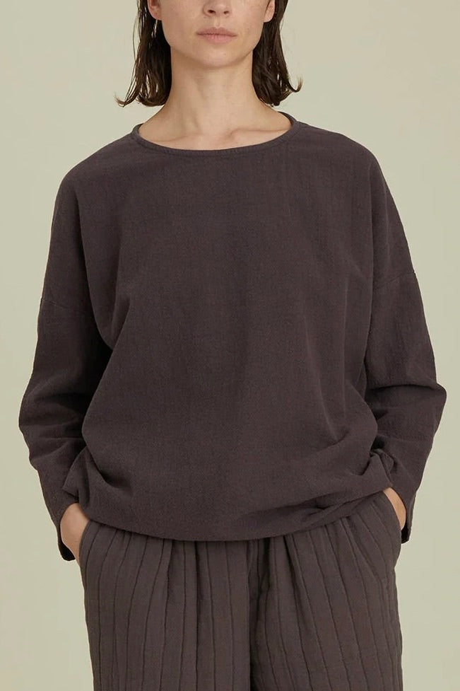 Black Crane LANTERN Tunic / Plum