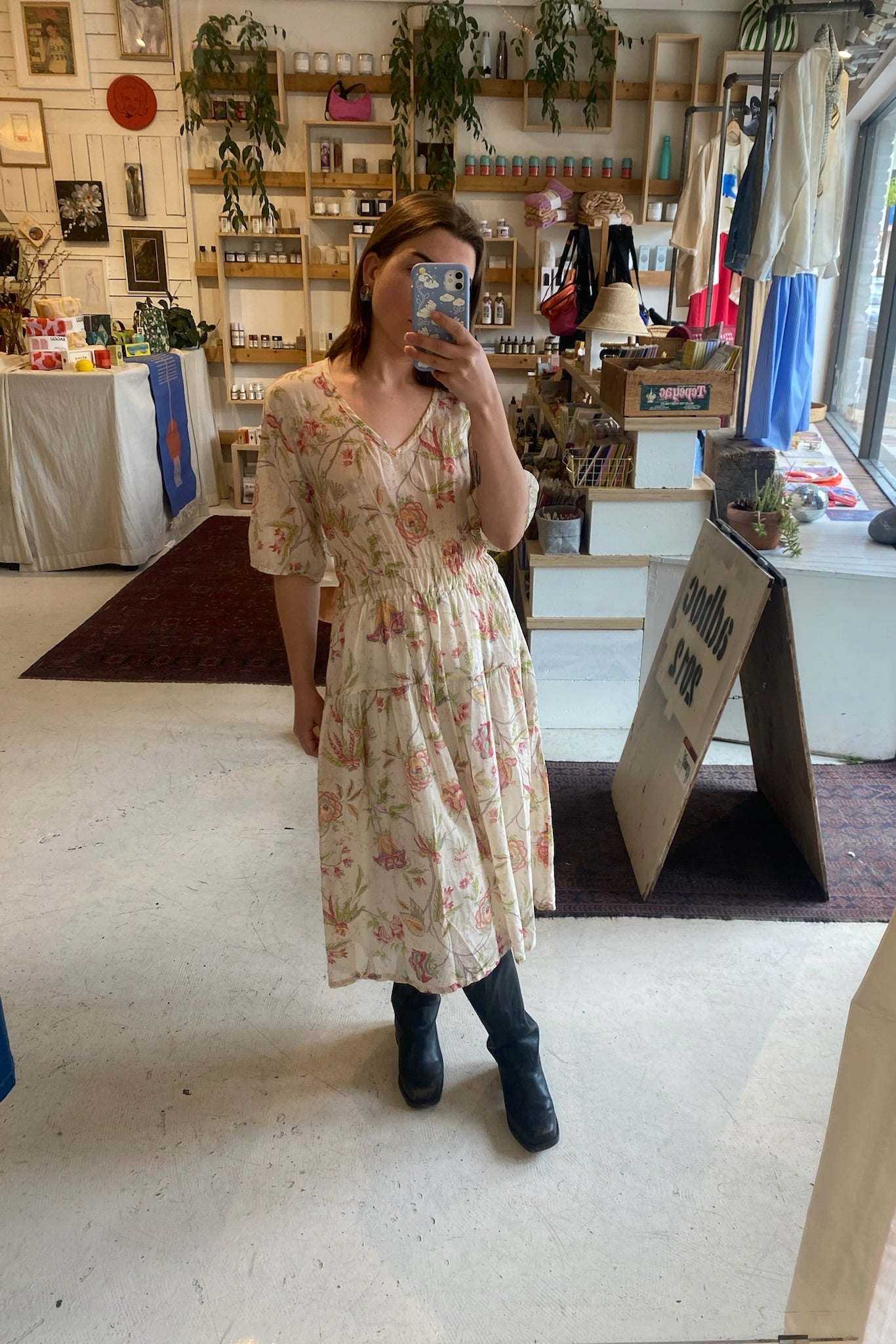 Modaspia Moonlight Dress/ Floral Voile