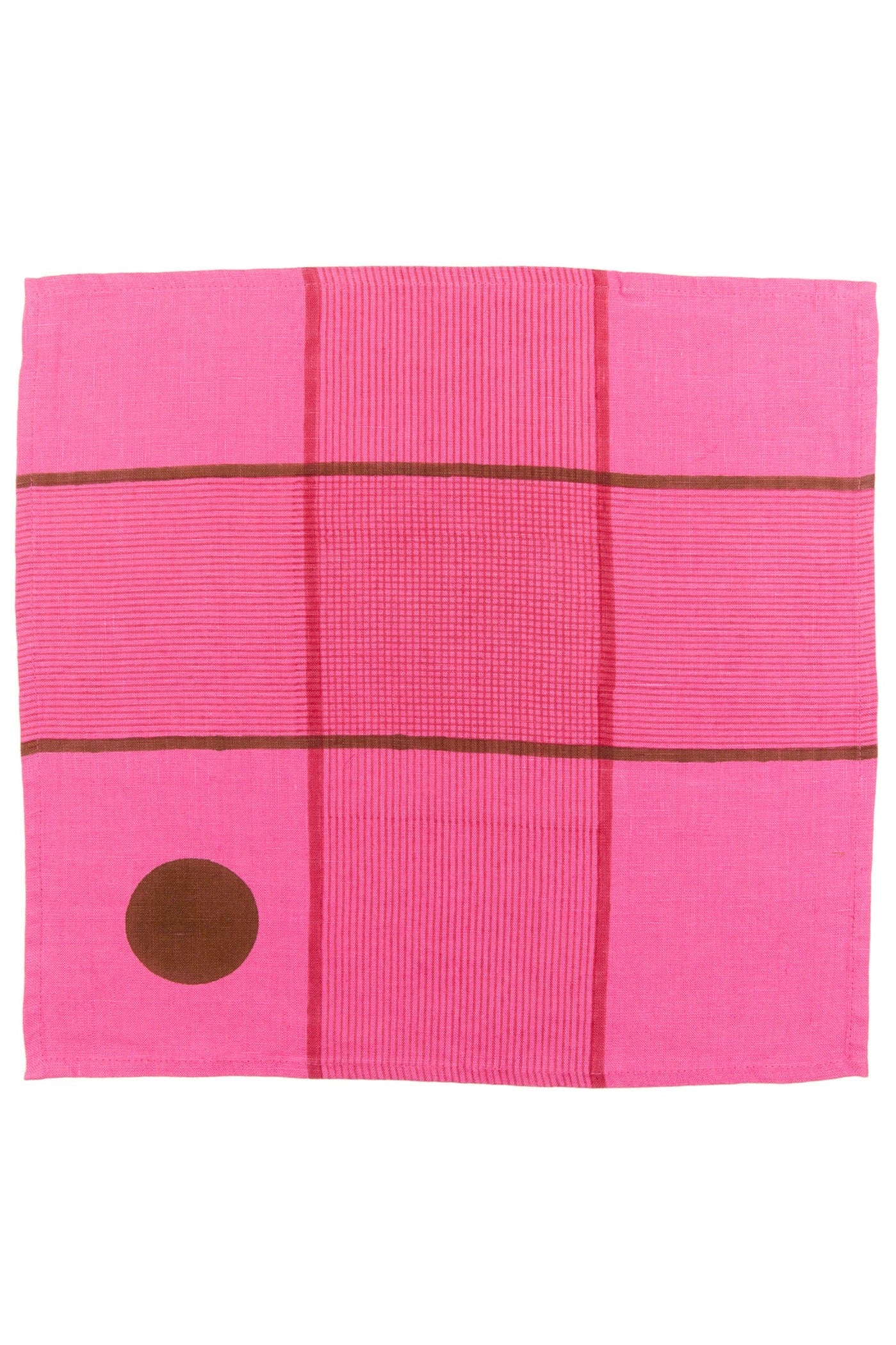 Block Shop Plaid Napkin Set / Azalea