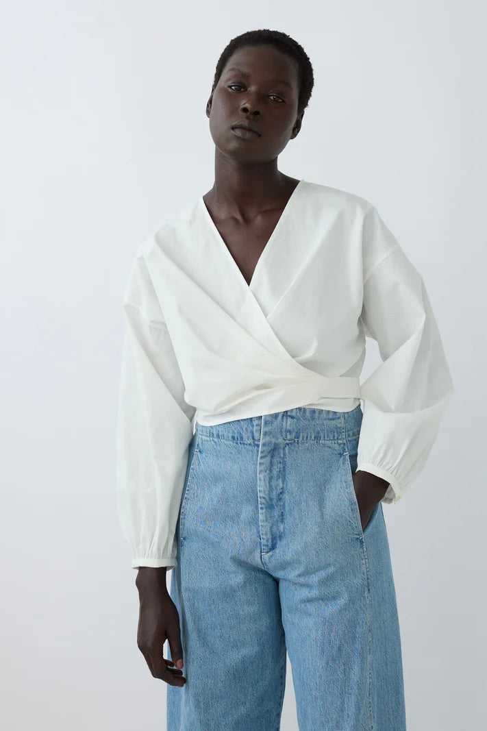 Giverny Blouse Cotton / Salt