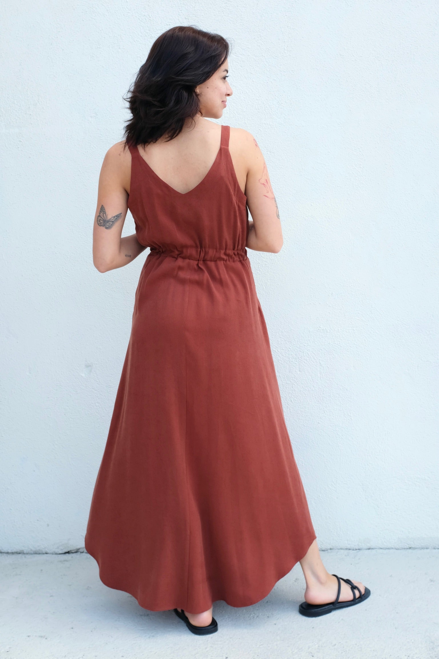 Cokluch Canna Dress / Chestnut