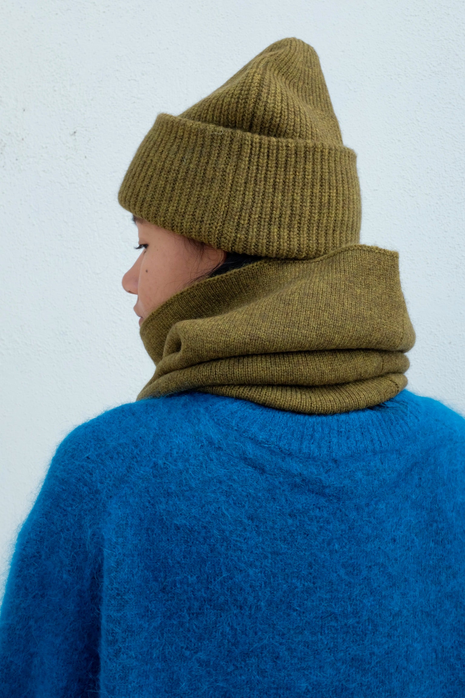 szeki Signature Yak Beanie / Kelp