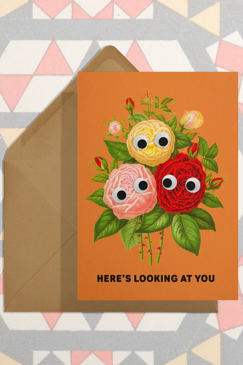 Here's Looking at You Card