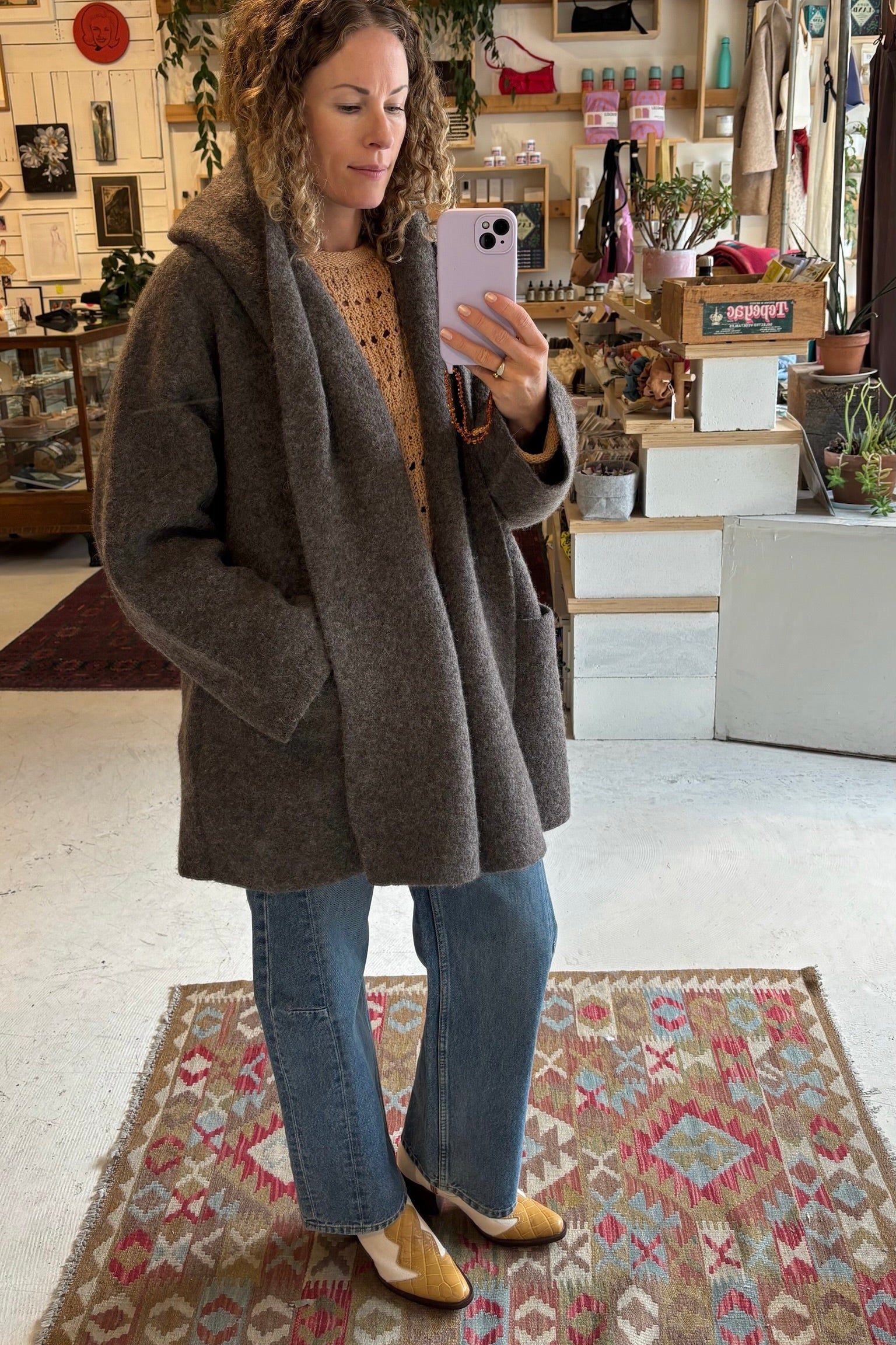 Double Face Coat / Blackened