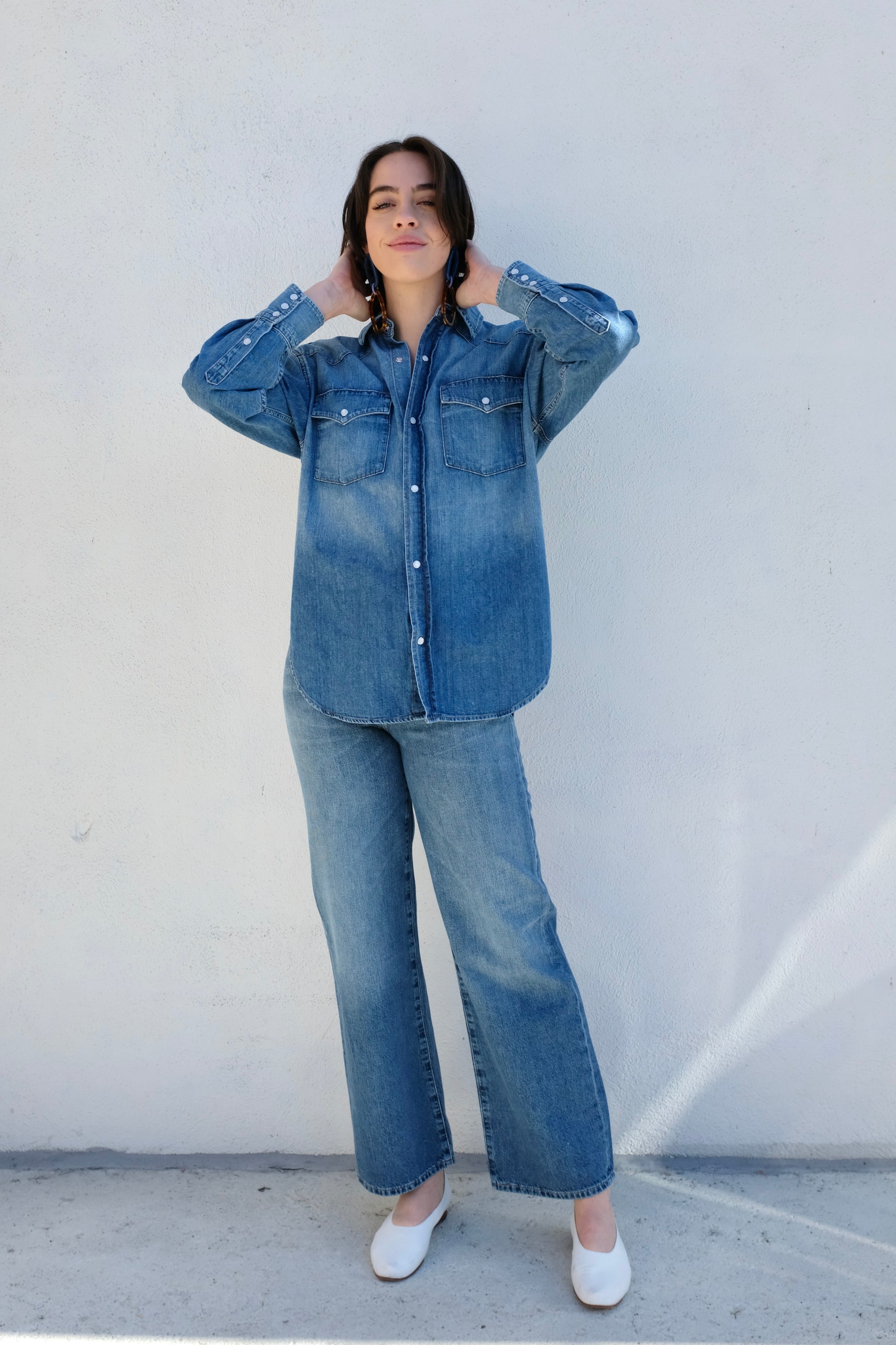 Citizens of Humanity Kayla Western Shirt / Douro