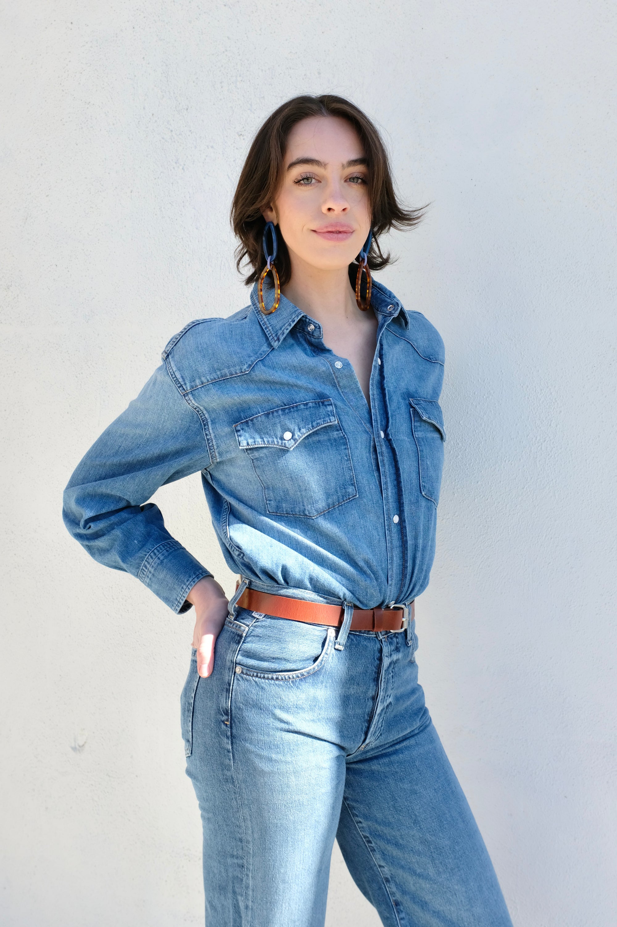 Citizens of Humanity Kayla Western Shirt / Douro