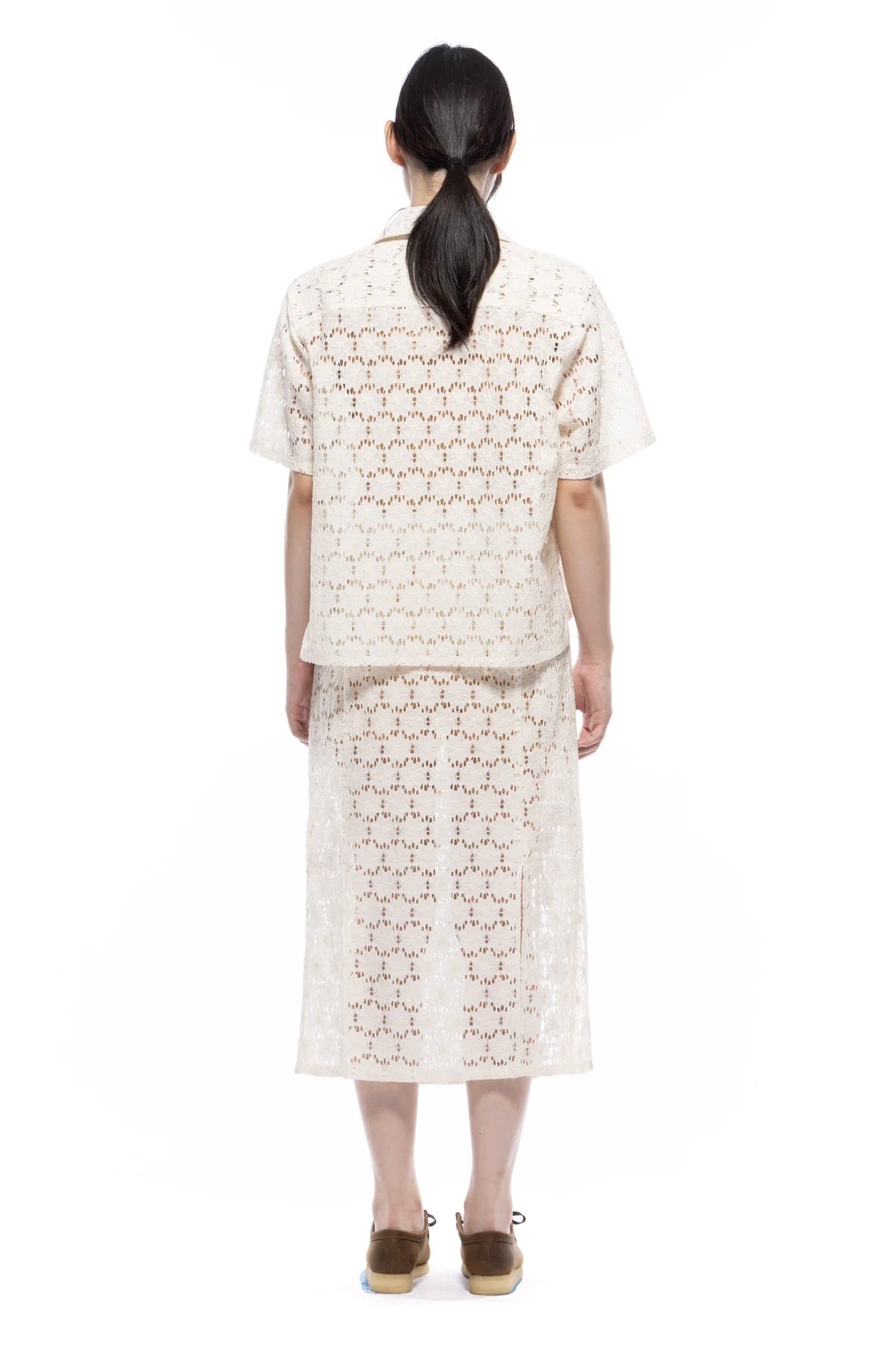 Toit Volant Adelaine Skirt / Ivory Lace