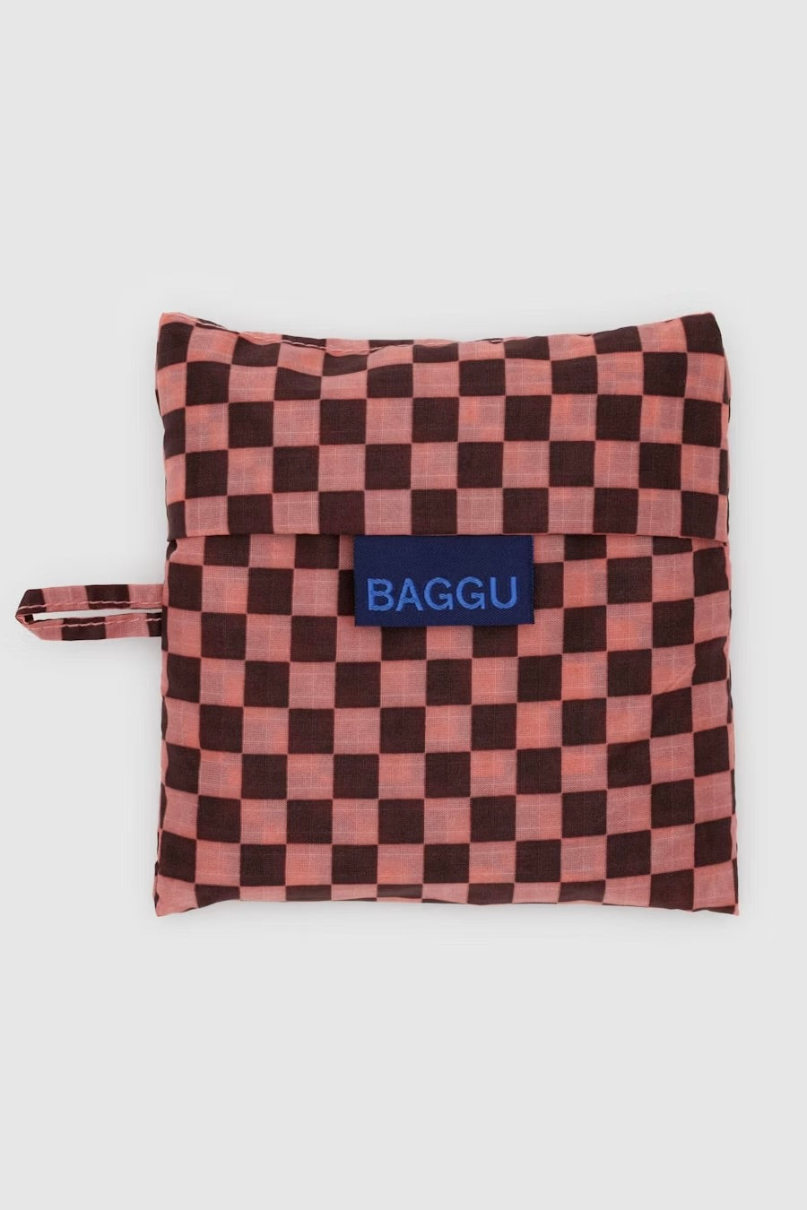 BAGGU Standard Shopper / Pink Brown Check