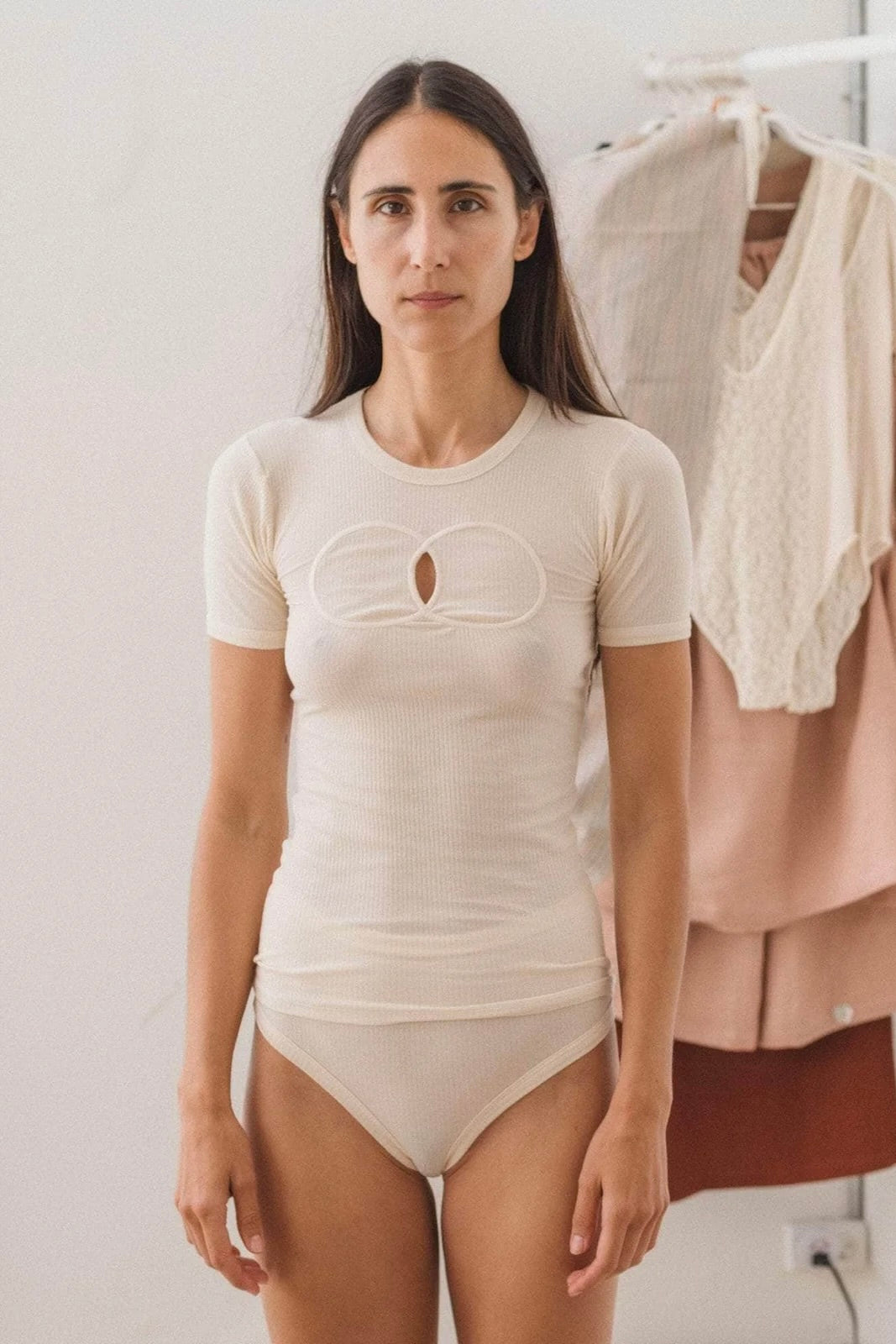 Baserange Chain Tee / Undyed