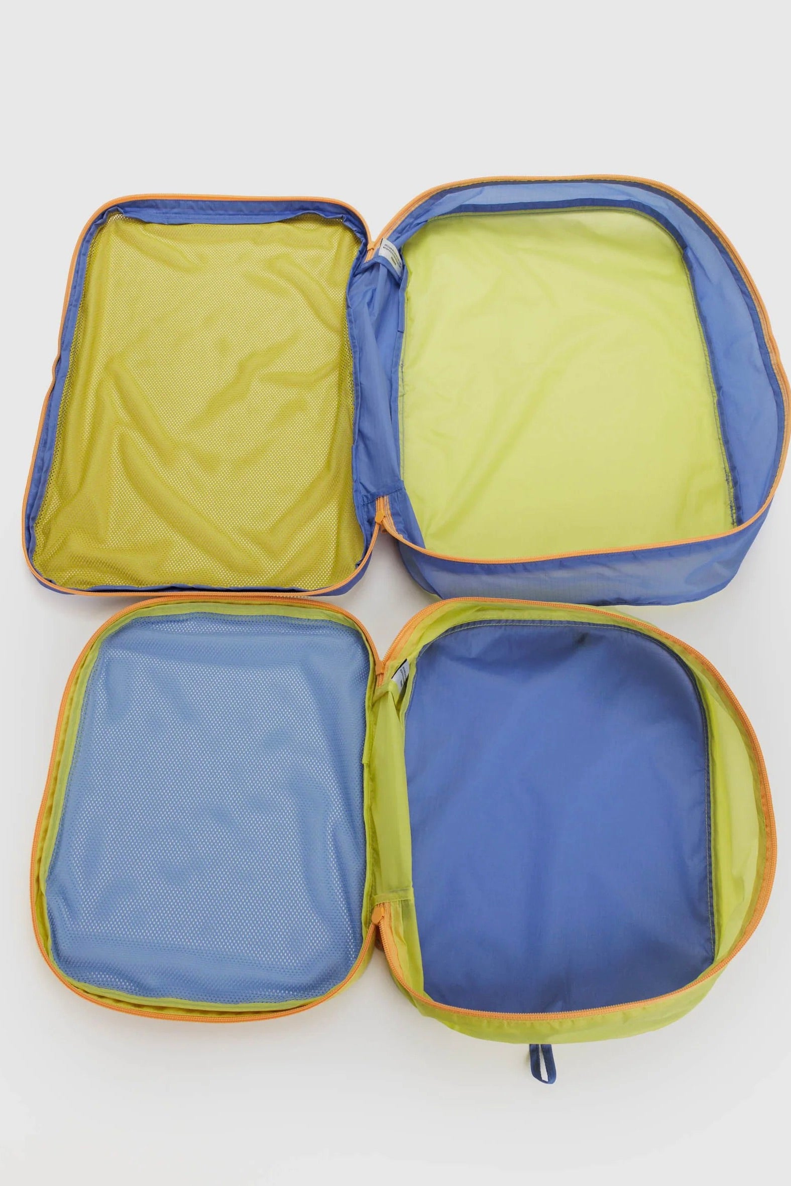 Baggu Large Packing Cube Set / Mesh Sunny Set