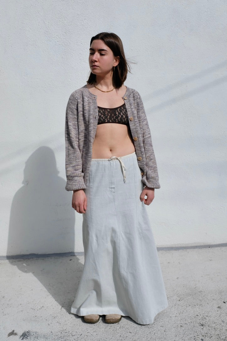 Baserange Arthur Skirt / Ecru Denim