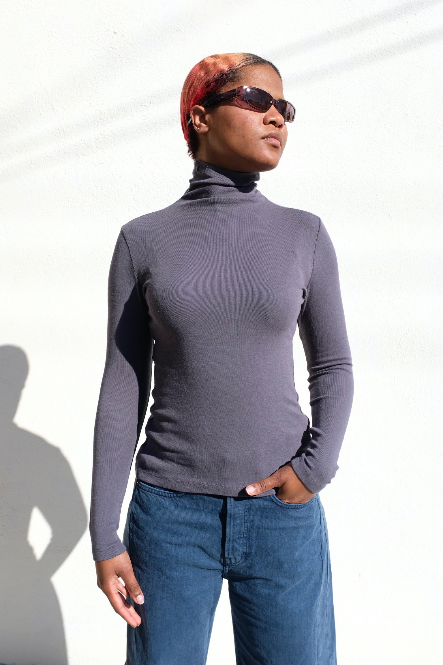 Jungmaven WHIDBEY Turtleneck, Diesel Grey