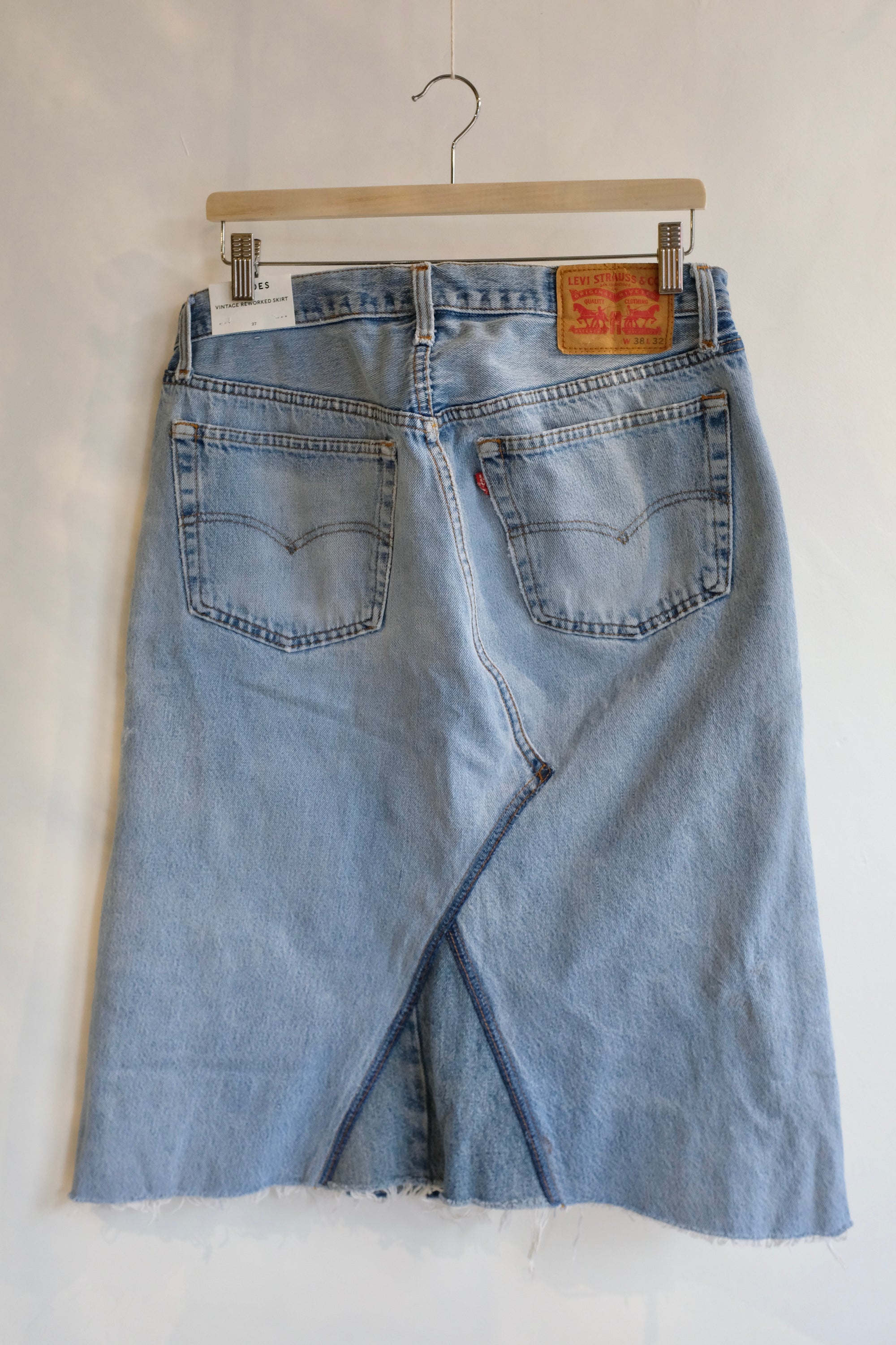 Vintage Insert Skirt / Vintage Indigo