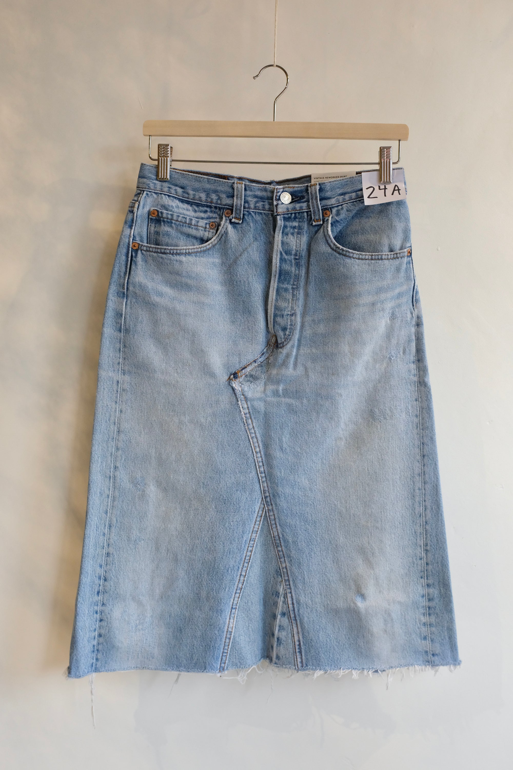 B sides Vintage Insert Skirt / Vintage Indigo