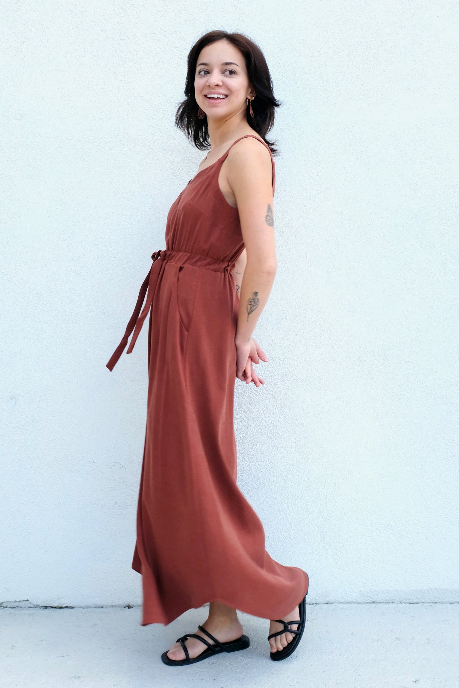 Cokluch Canna Dress / Chestnut