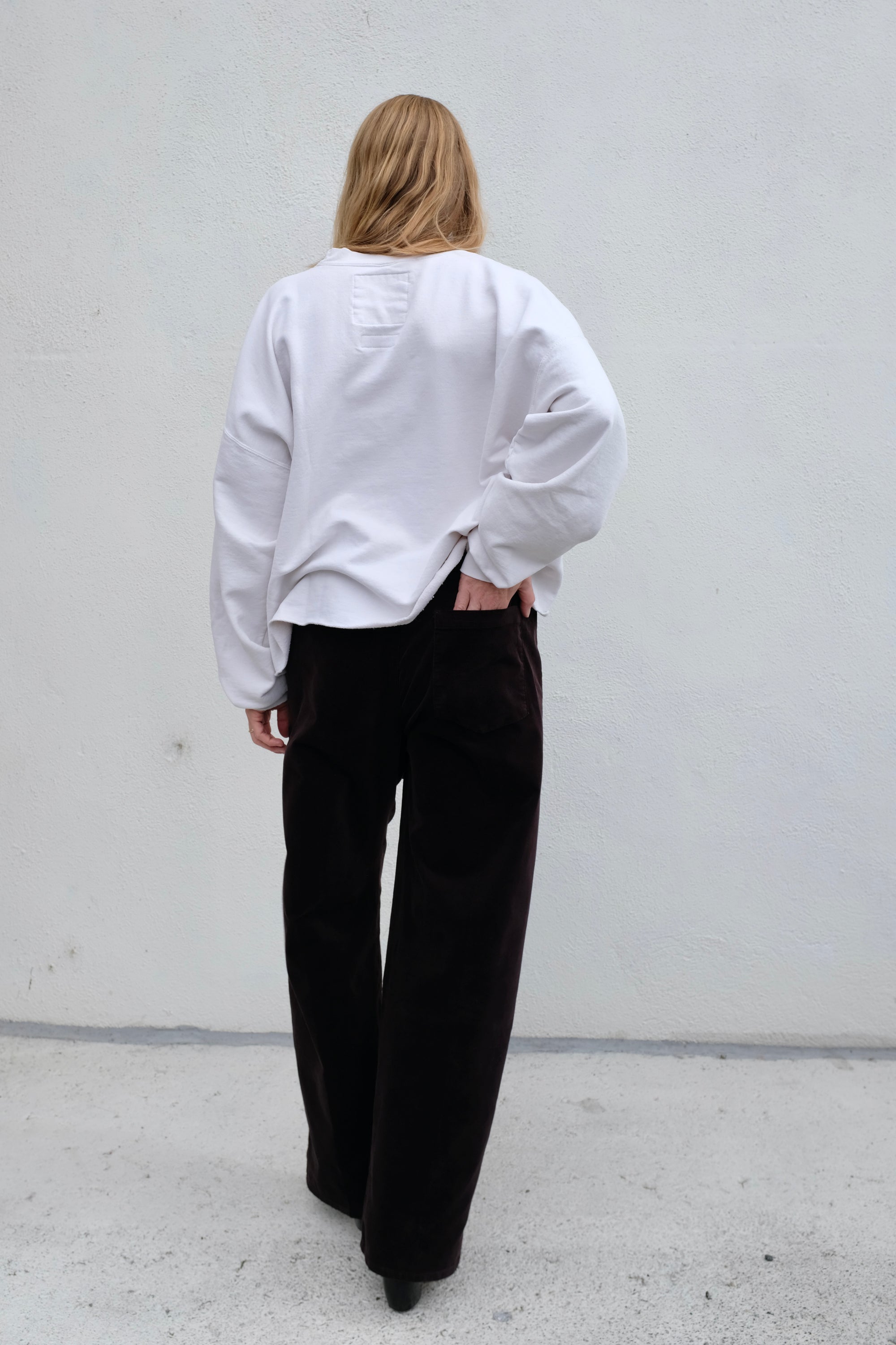 Aurora Pull On Corduroy Pant / Barrister