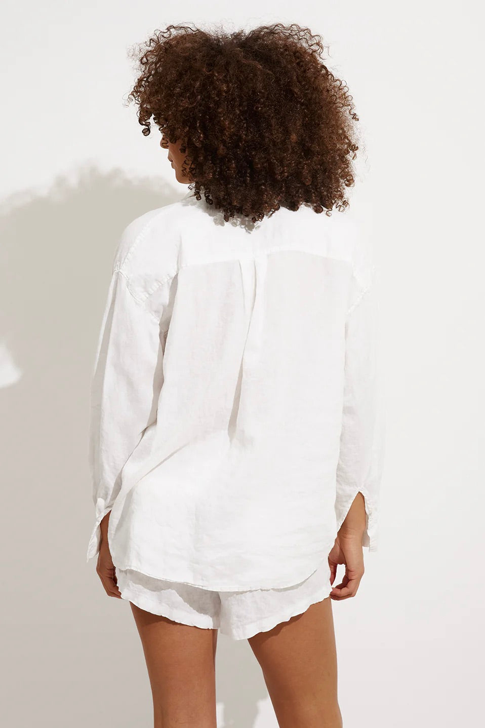 Left on Friday Getaway Button Down / Coconut