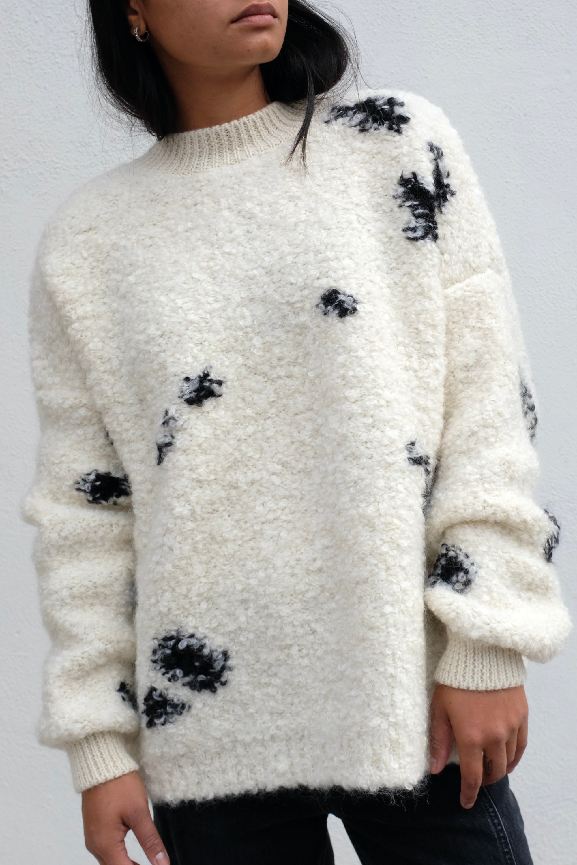 Cordera Wool + Mohair Blotch Sweater