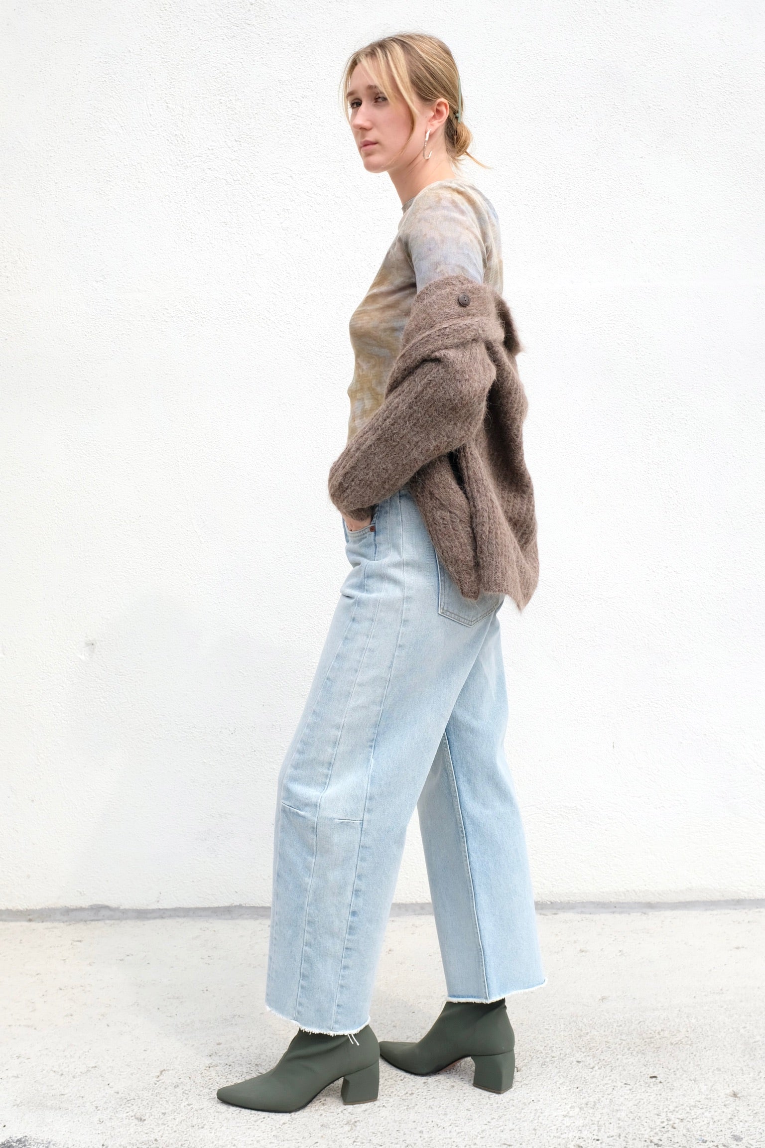 Riverside Tool Dye Mesh Top / Meadow