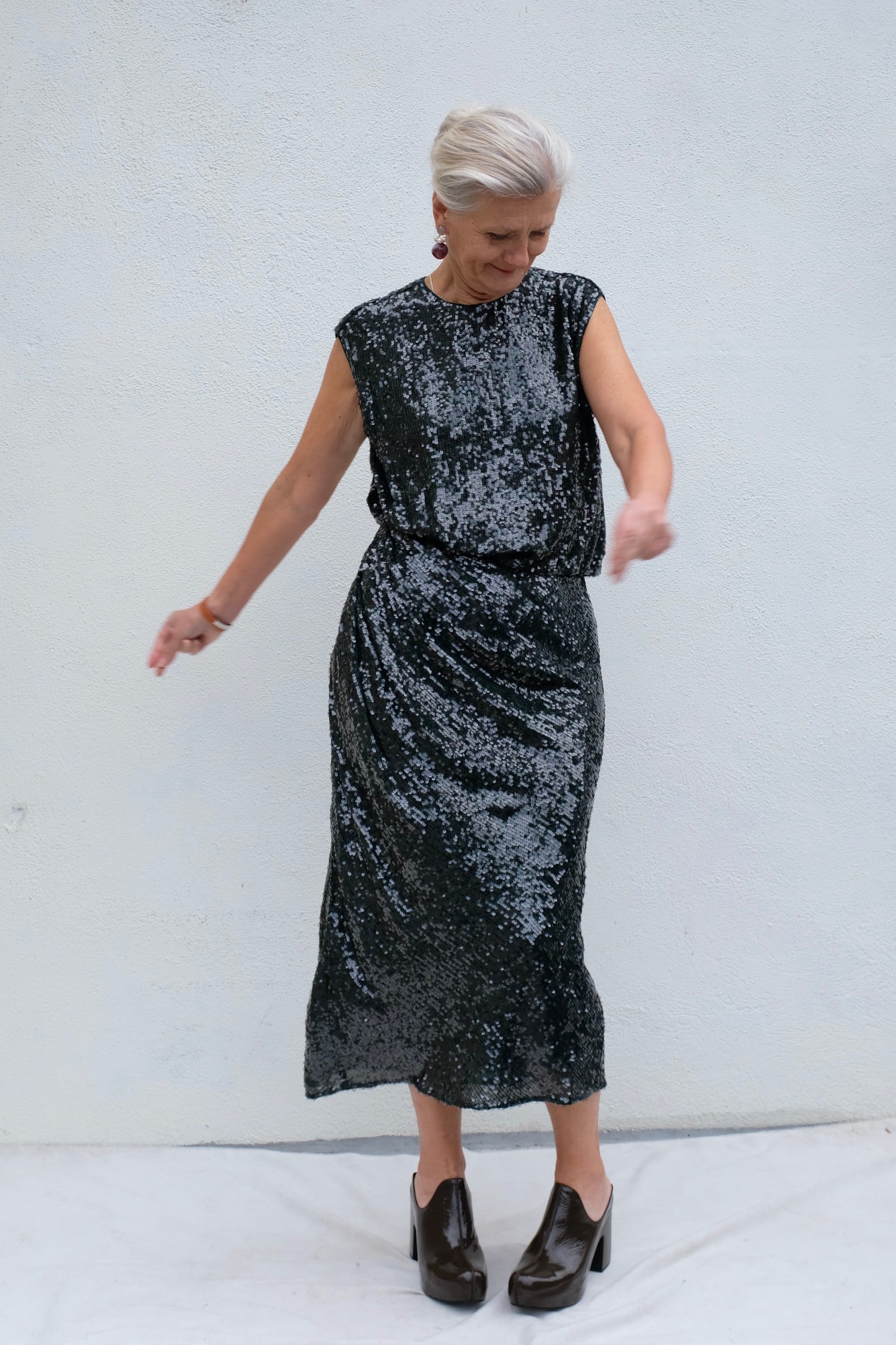Rachel Comey RINI Dress / Forest Sequin