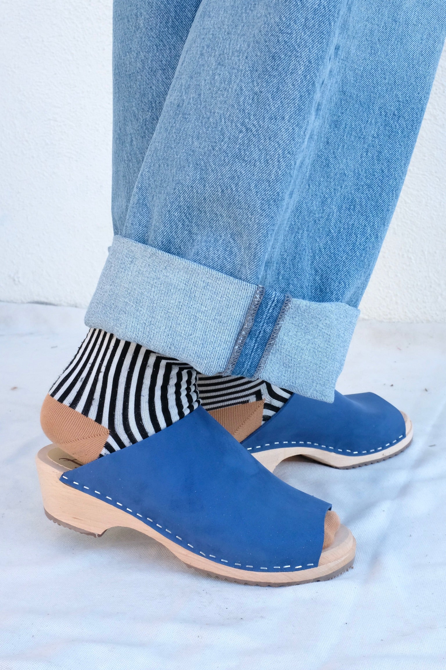 Lotta Berit Low Open Clog / Lazuli