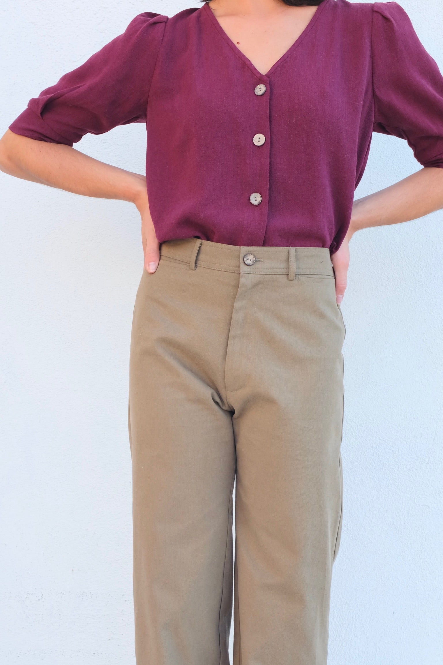 Dagg and Stacey Enora pant, Khaki