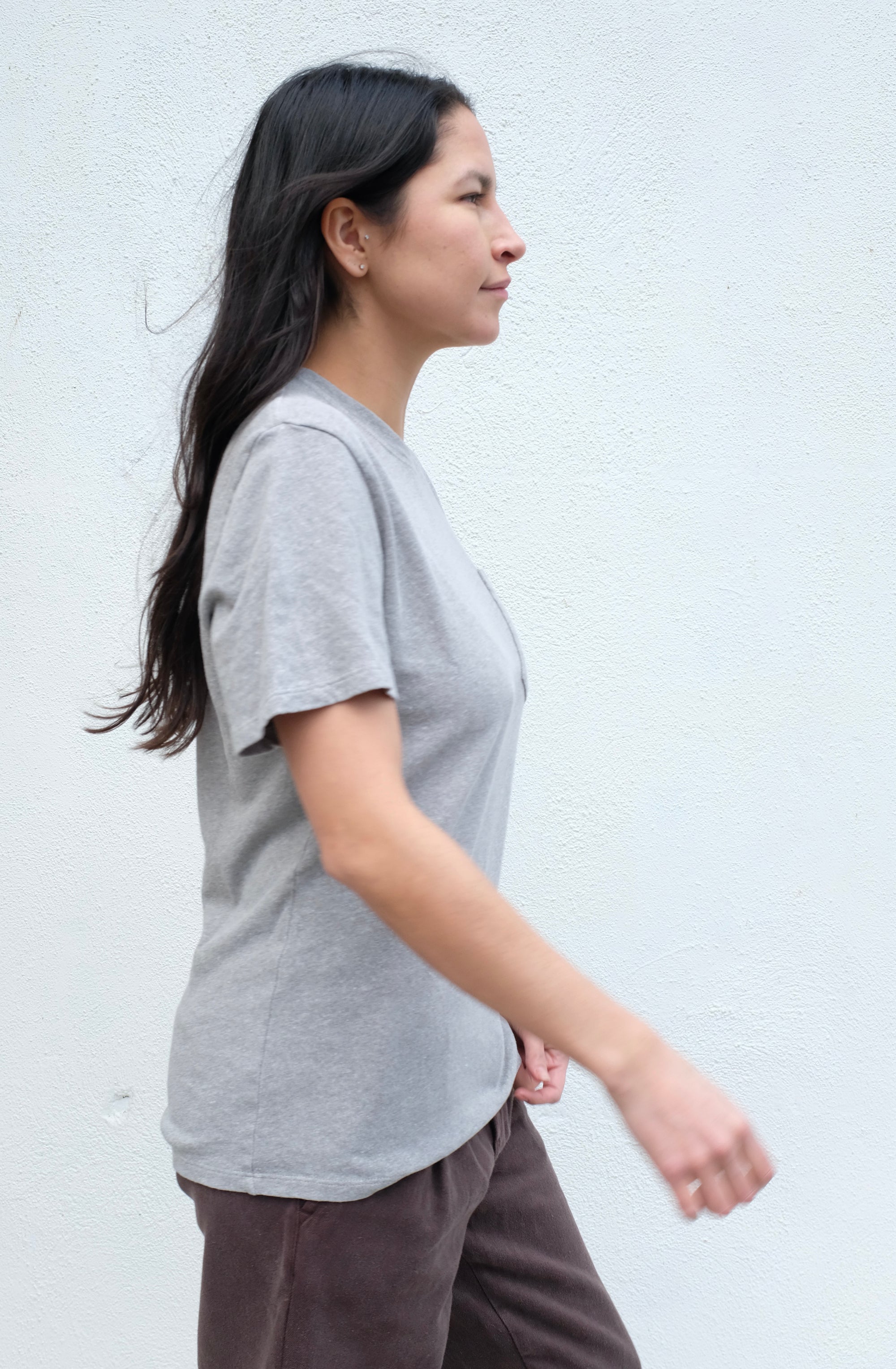 Jungmaven Baja Pocket Tee, Athletic Grey