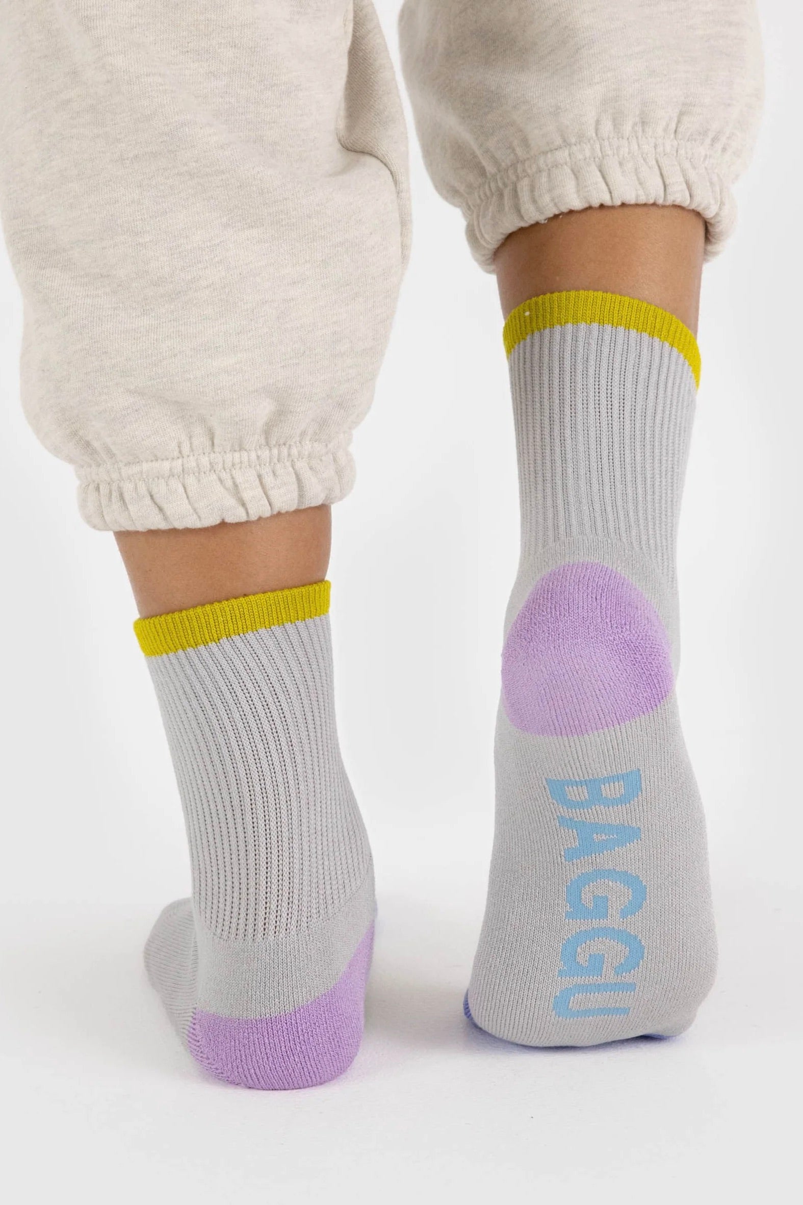 Ribbed Sock / Fog Mix
