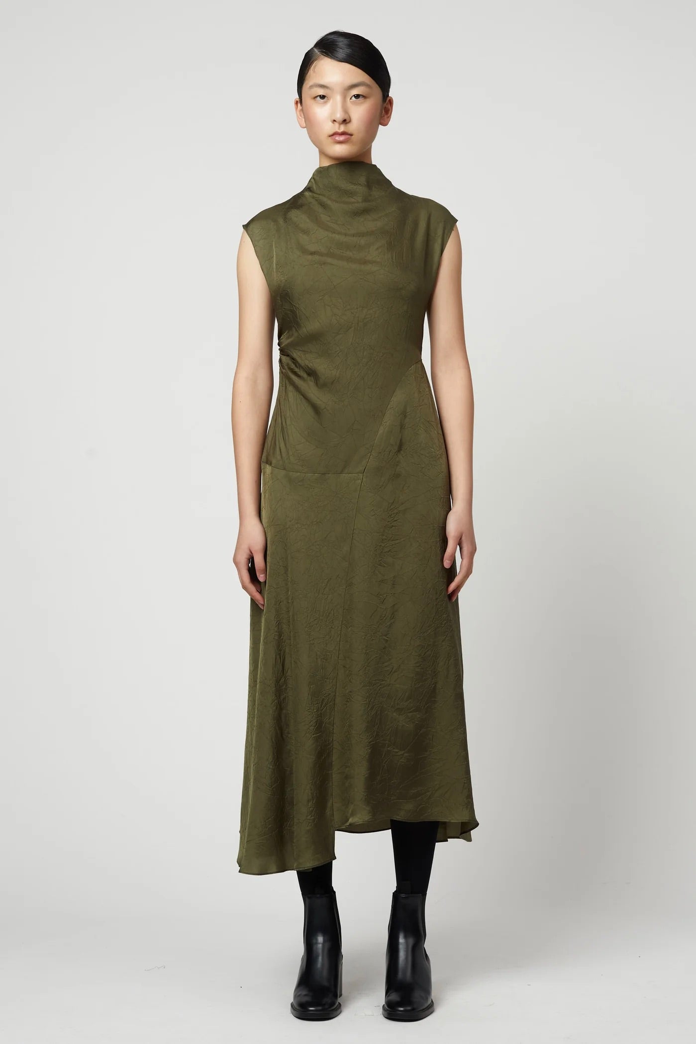 Atelier Delphine Twisted Dress / Hunter Green