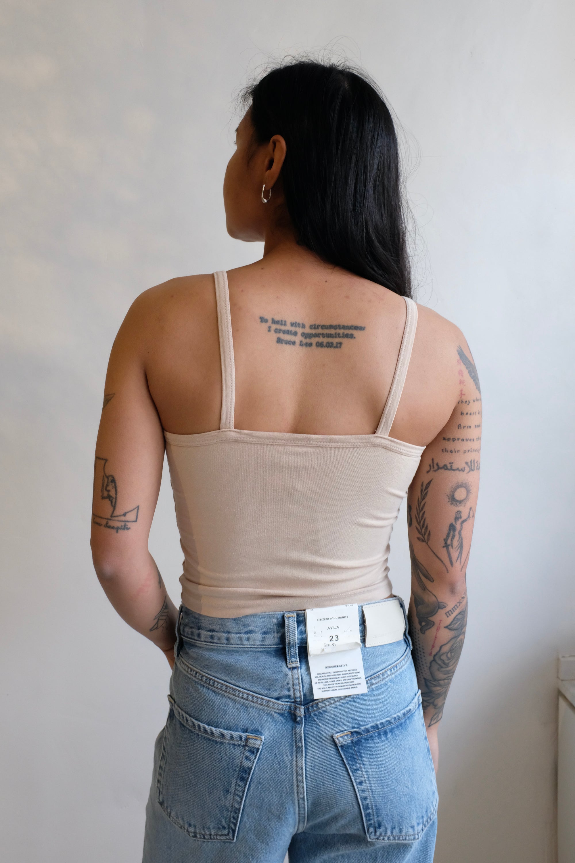 Jungmaven Spaghetti Tank / Oat Milk