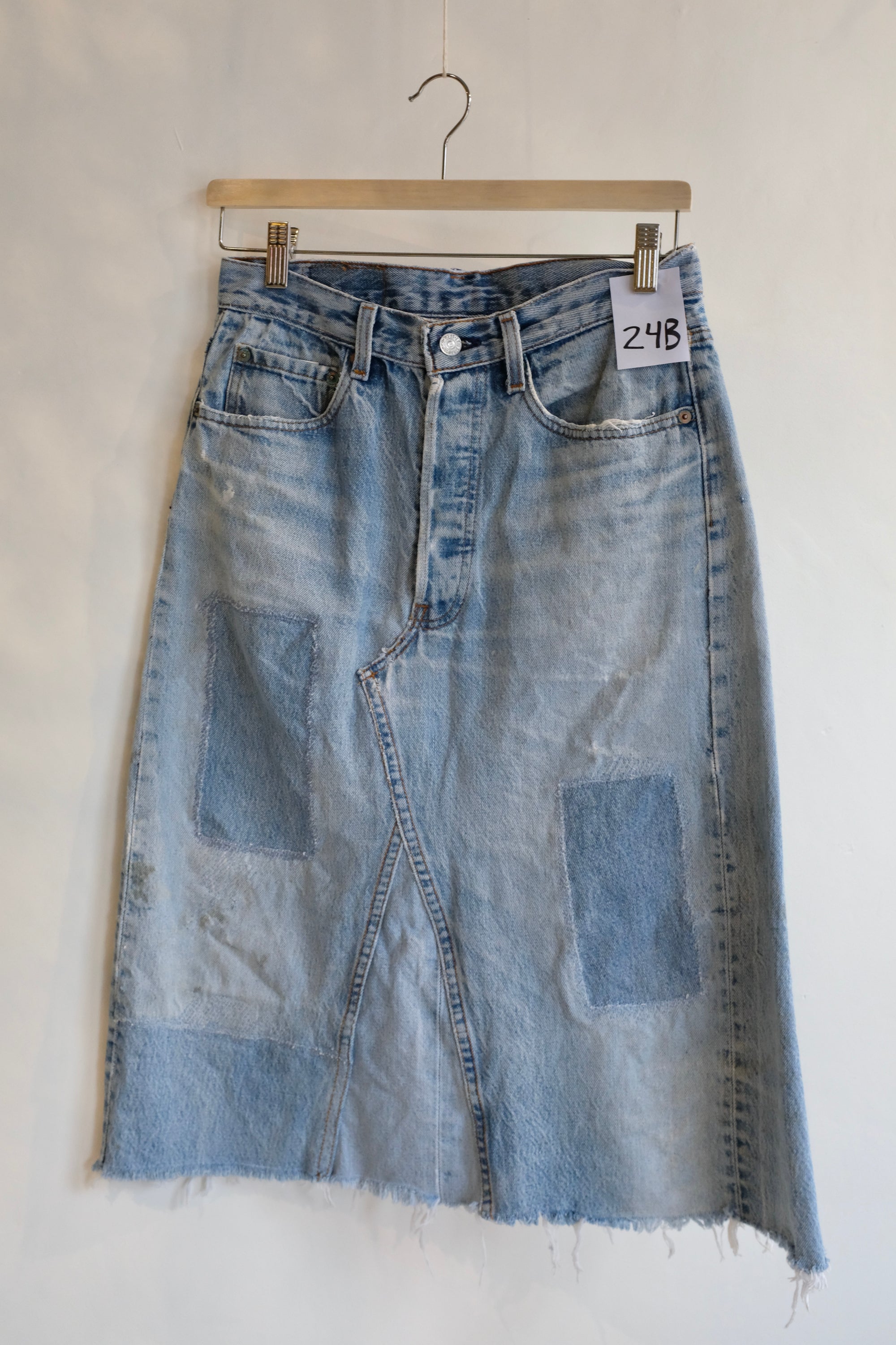 B sides Vintage Insert Skirt / Vintage Indigo