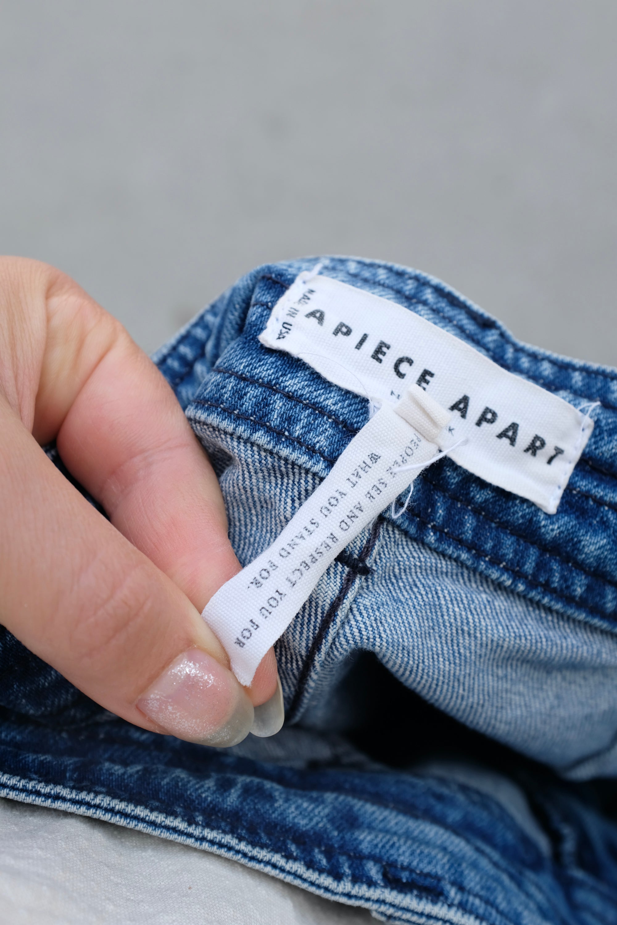 Pre-loved / A Piece Apart Merida Denim Pants / Size 4