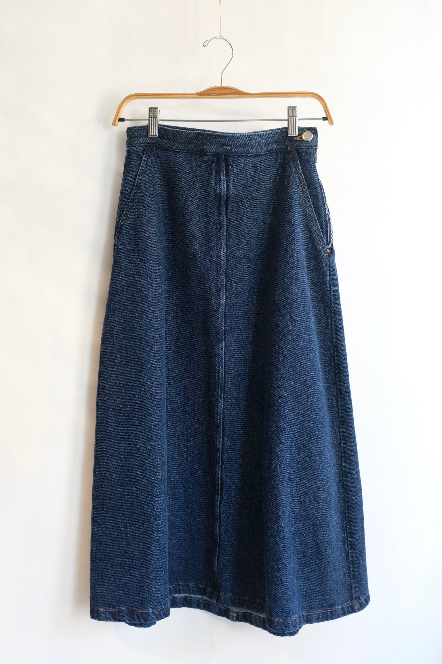 Pre-loved / Rachel Comey / Dannet Dark Indigo Skirt / Size 0