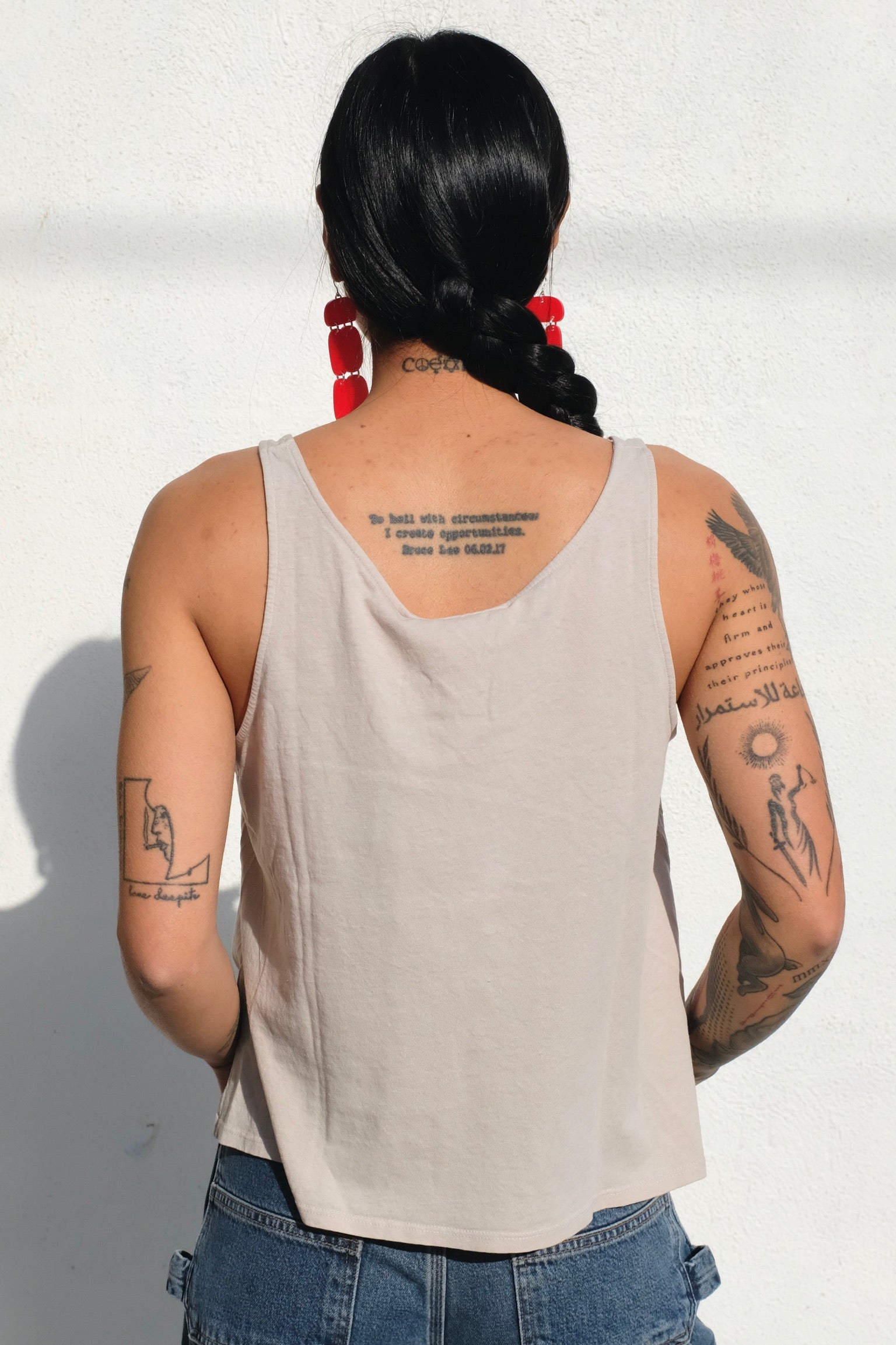 Jungmaven Trinity Cropped Tank / Canvas